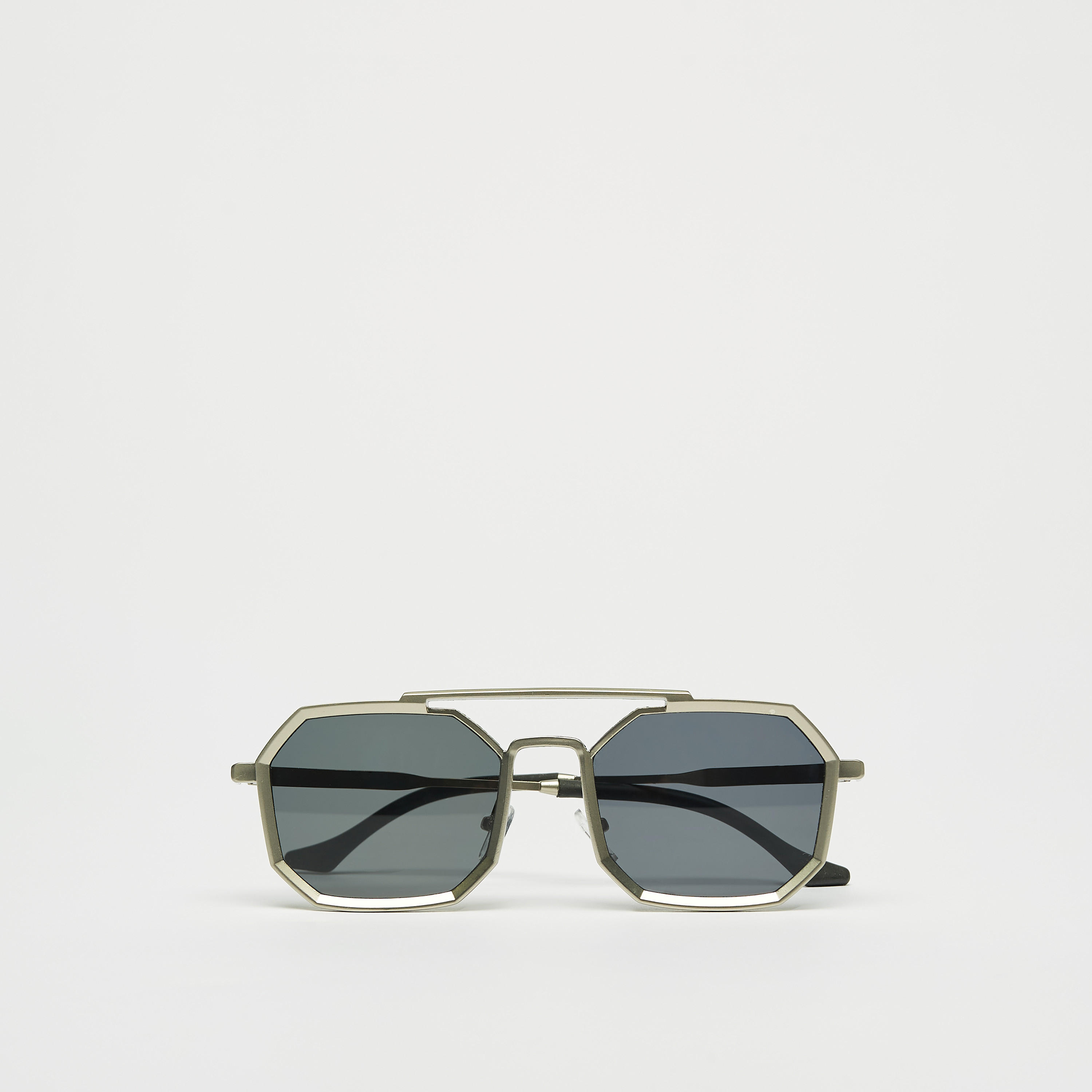 نظارة شمسية بعدسات ملونة وإطار كامل سداسي ووسادات أنف-men-sunglasses-image-1