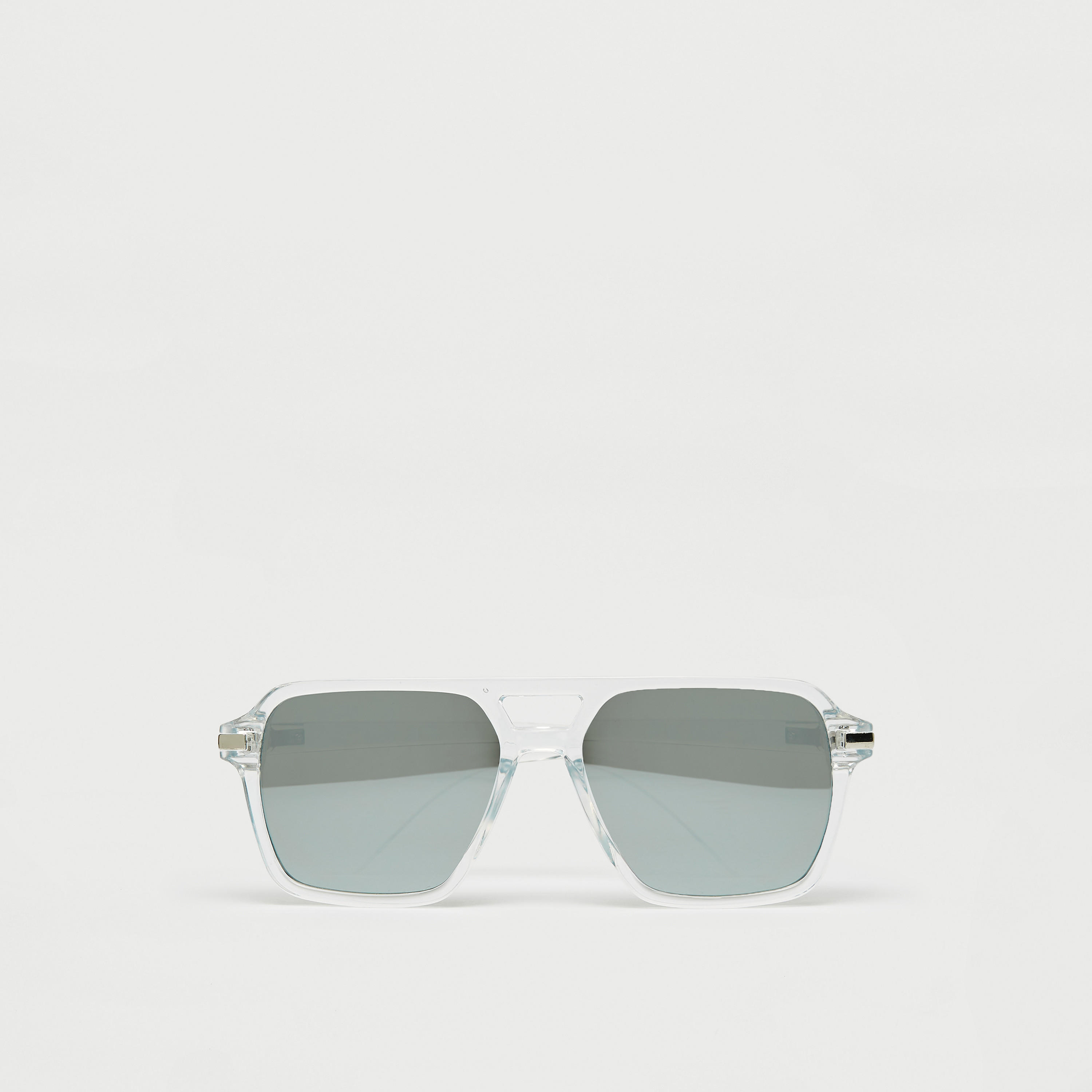 Tinted Lens Full Rim Sunglasses with Nose Pads-men-sunglasses-image-1