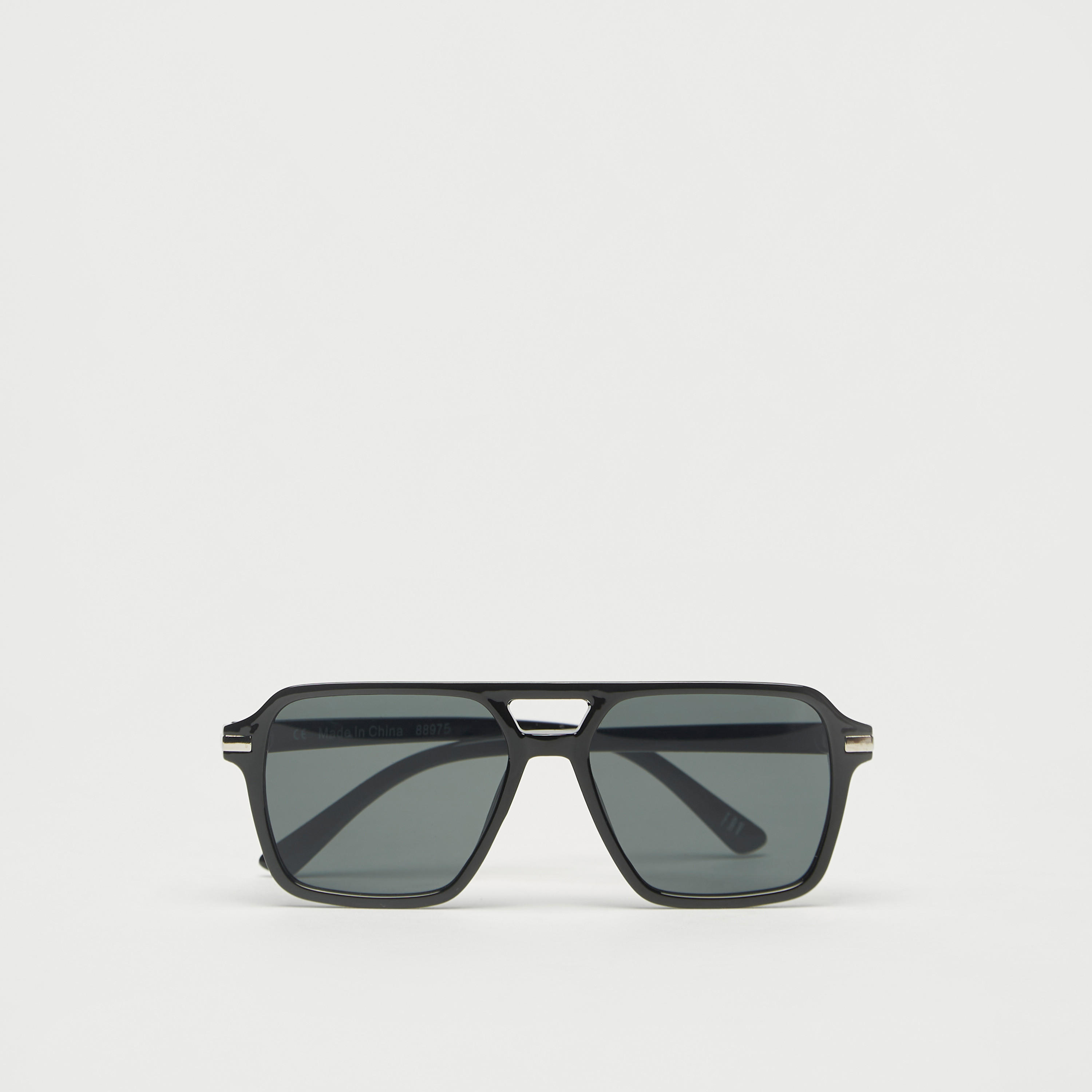 نظّارة شمسيّة بإطار كامل وعدسات ملوّنة ووسادات أنف-men-sunglasses-image-1