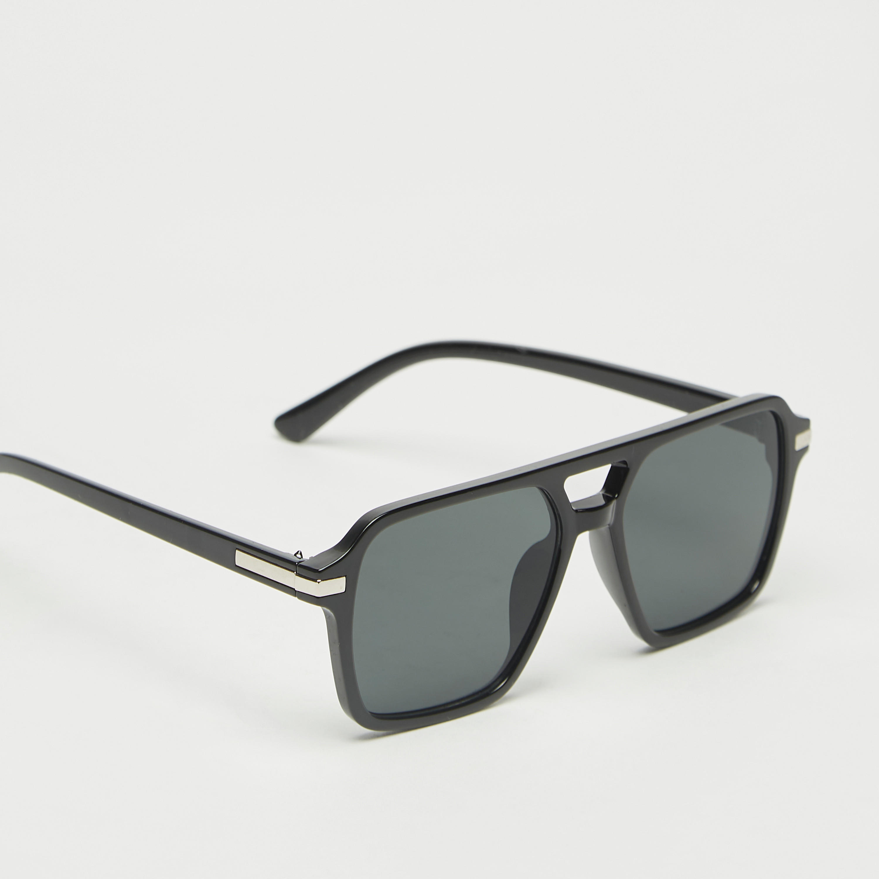 نظّارة شمسيّة بإطار كامل وعدسات ملوّنة ووسادات أنف-men-sunglasses-image-4