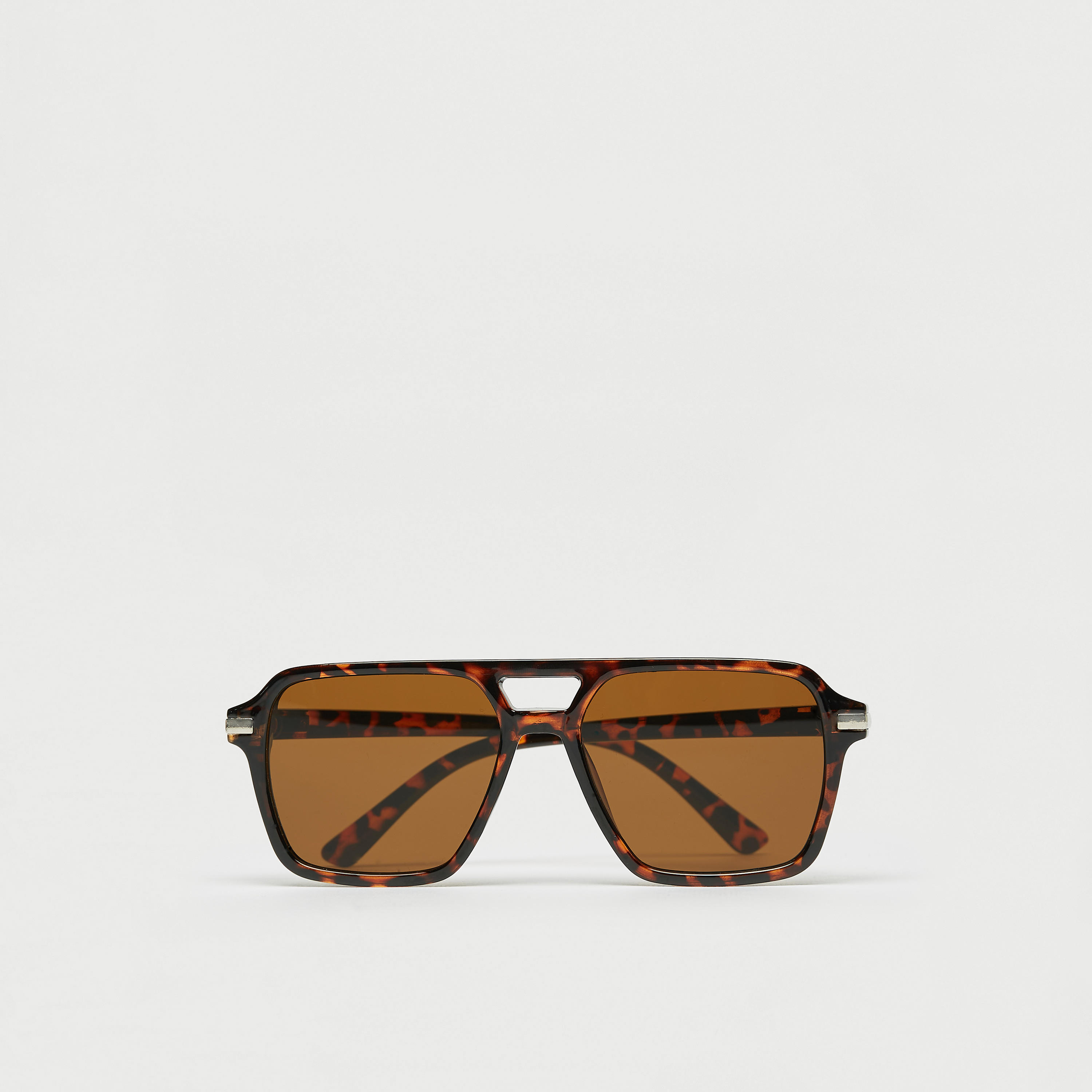 Tinted Lens Full Rim Sunglasses with Nose Pads-men-sunglasses-image-1