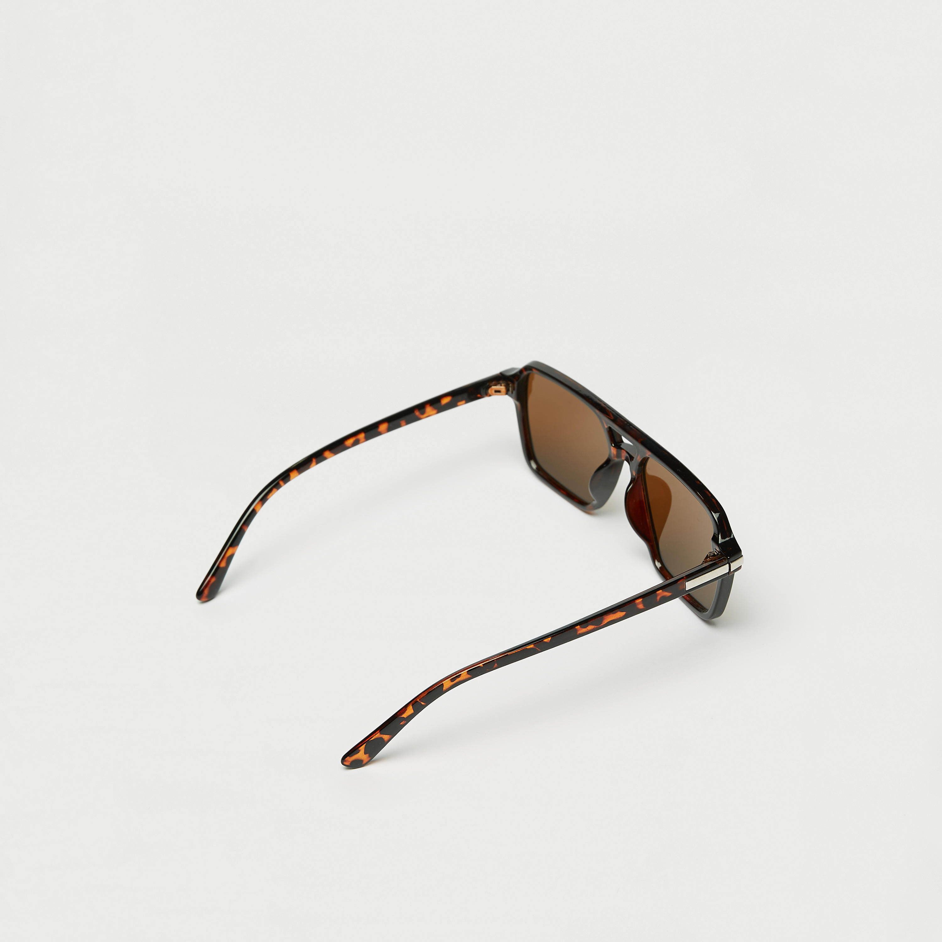 Tinted Lens Full Rim Sunglasses with Nose Pads-men-sunglasses-image-4