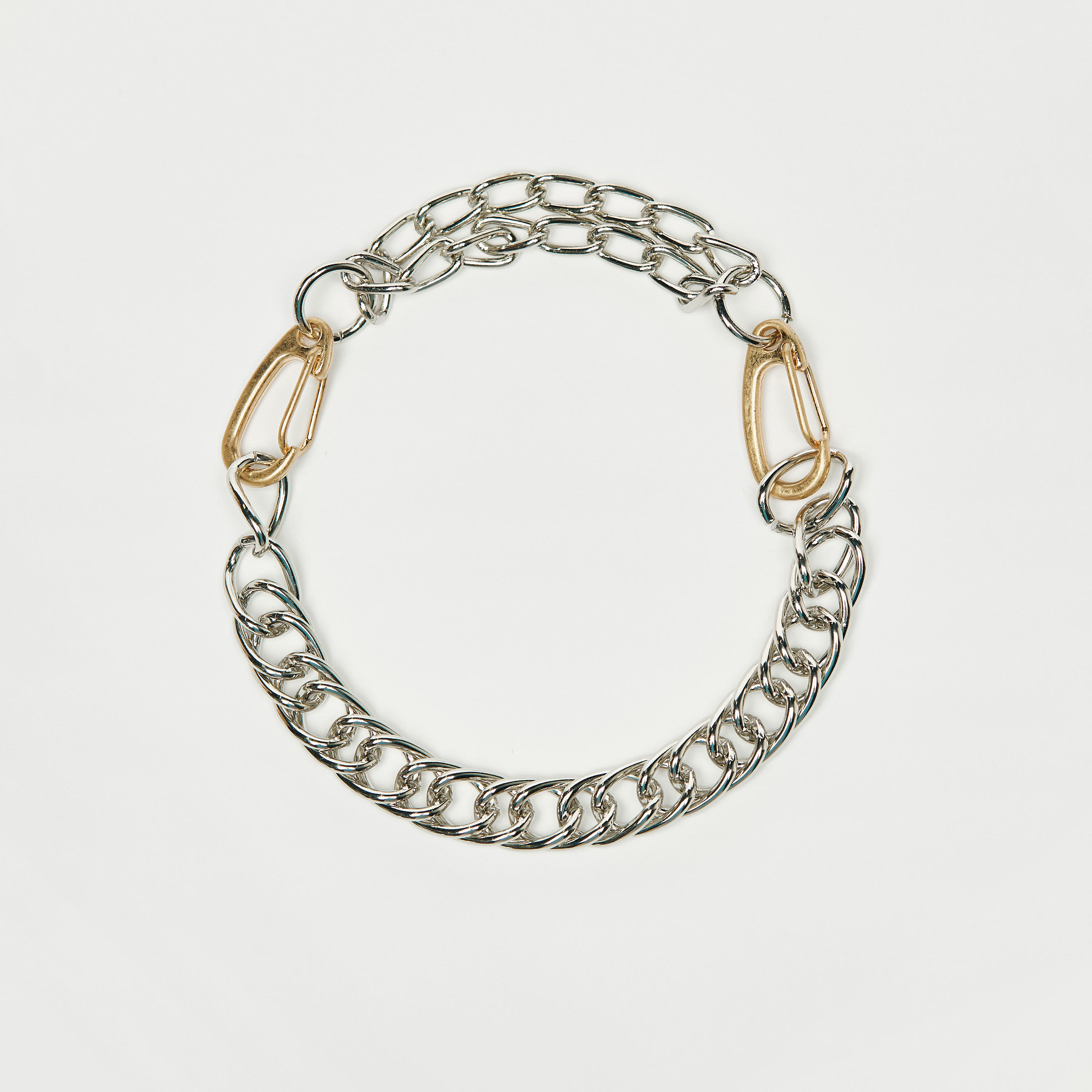 سوار سلسلة بمشبك إغلاق-men-watchesandjewellery-bracelets-image-1