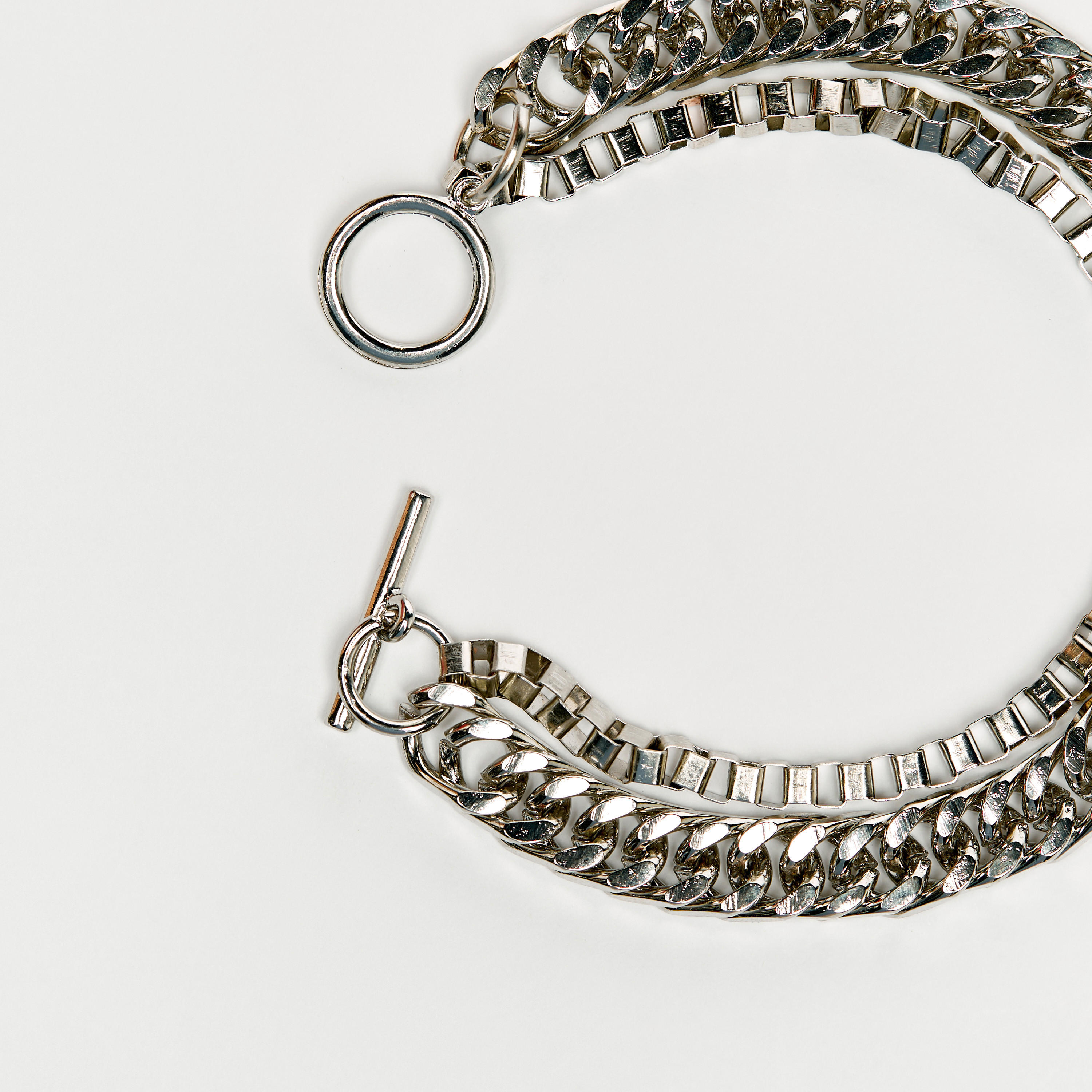 أسورة ميتاليك متعددة الطبقات بقفل إغلاق-men-watchesandjewellery-bracelets-image-1