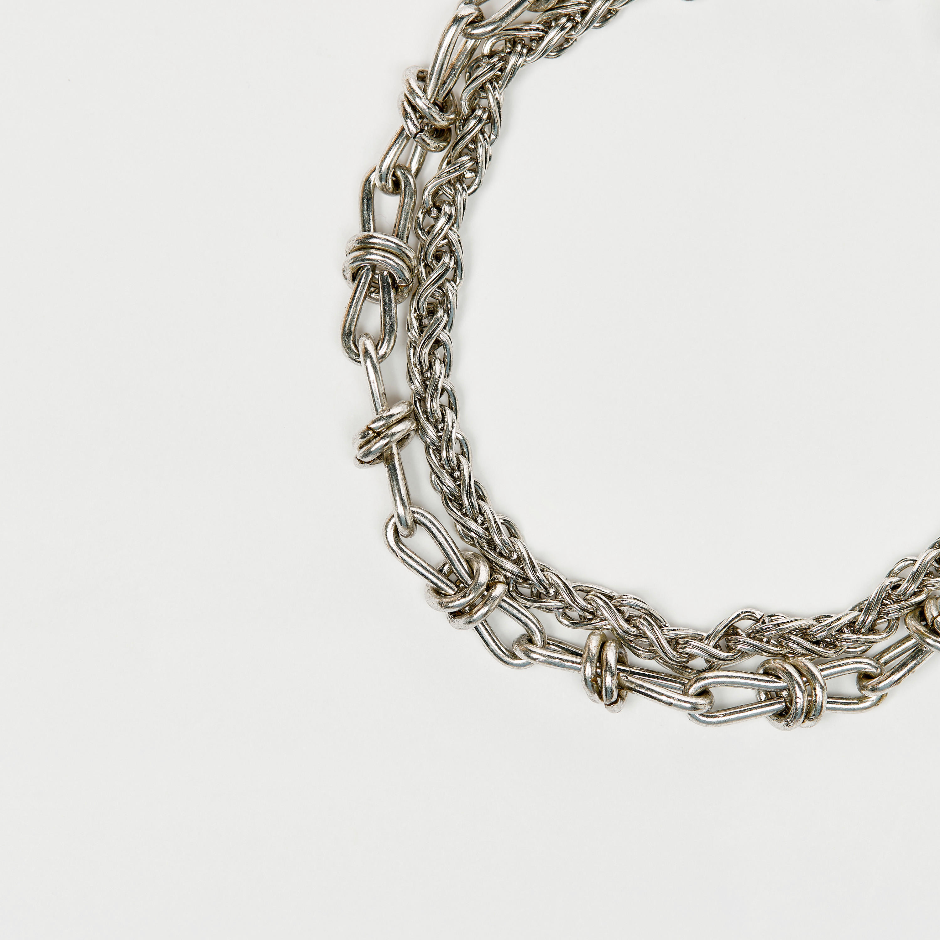 أسورة ميتاليك متعددة الطبقات بمشبك إغلاق-men-watchesandjewellery-bracelets-image-4