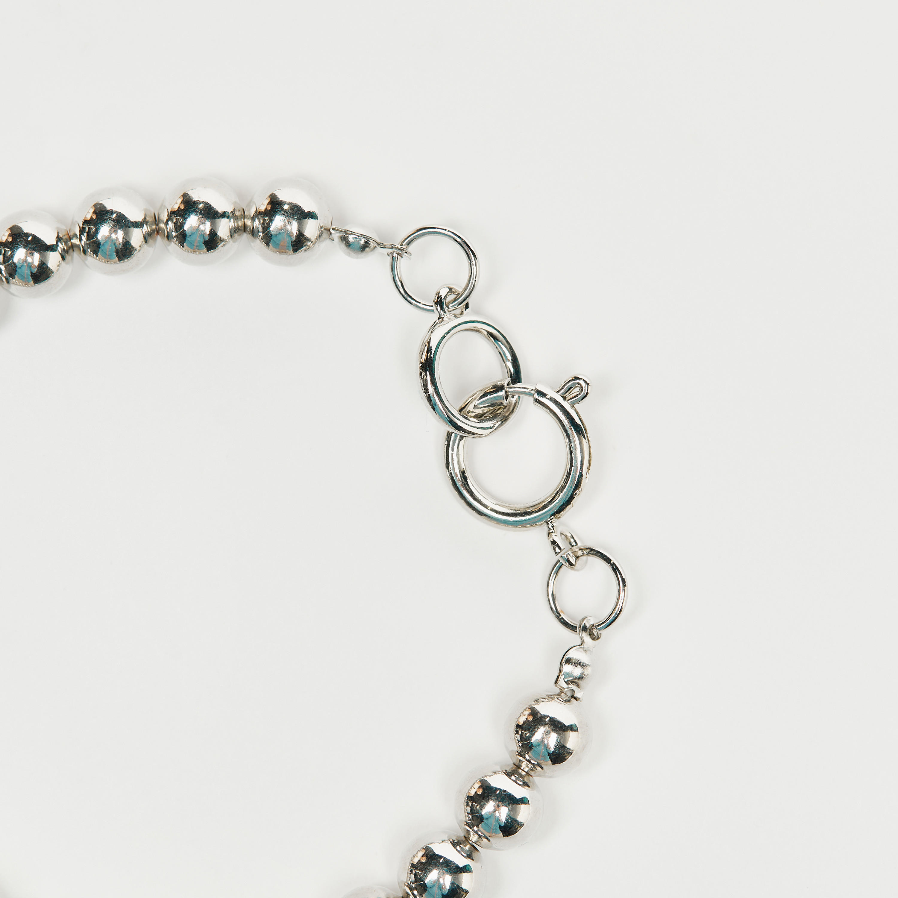 Bead Embellished Bracelet with Spring Ring Closure-men-watchesandjewellery-bracelets-image-3