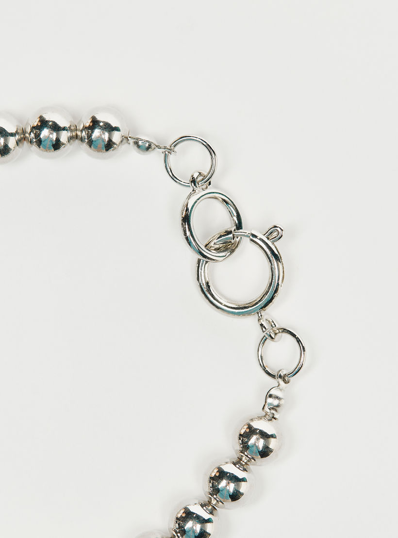Bead Embellished Bracelet with Spring Ring Closure-men-watchesandjewellery-bracelets-image-3