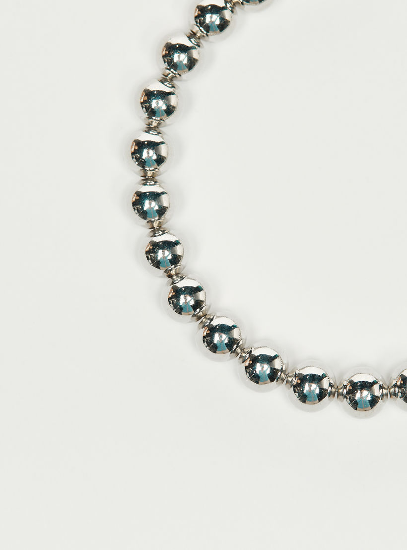 Bead Embellished Bracelet with Spring Ring Closure-men-watchesandjewellery-bracelets-image-4