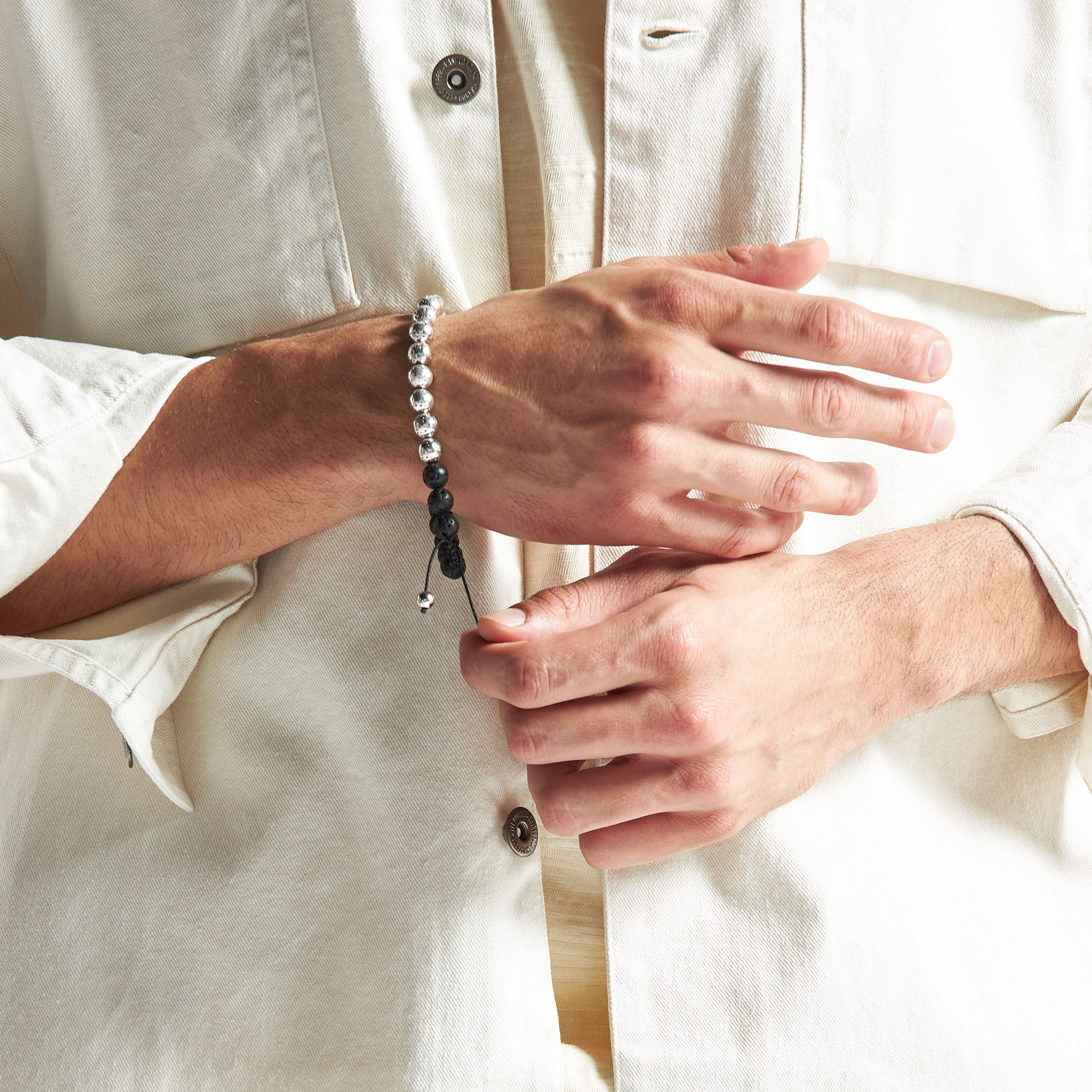 سوار خرز معدن برباط إغلاق-men-watchesandjewellery-bracelets-image-3