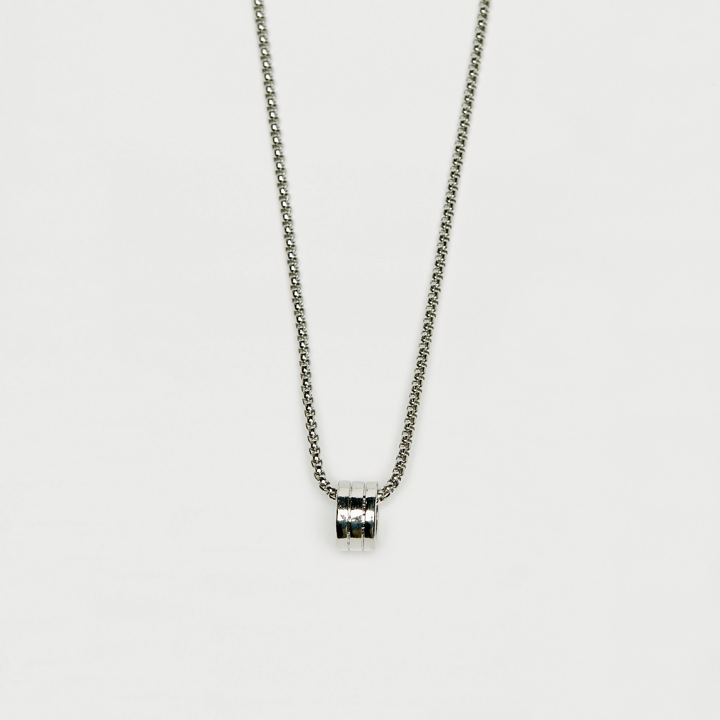 عقد بدلاية ميتاليك ومشبك إغلاق لوبستر-men-watchesandjewellery-necklacesandpendants-image-2
