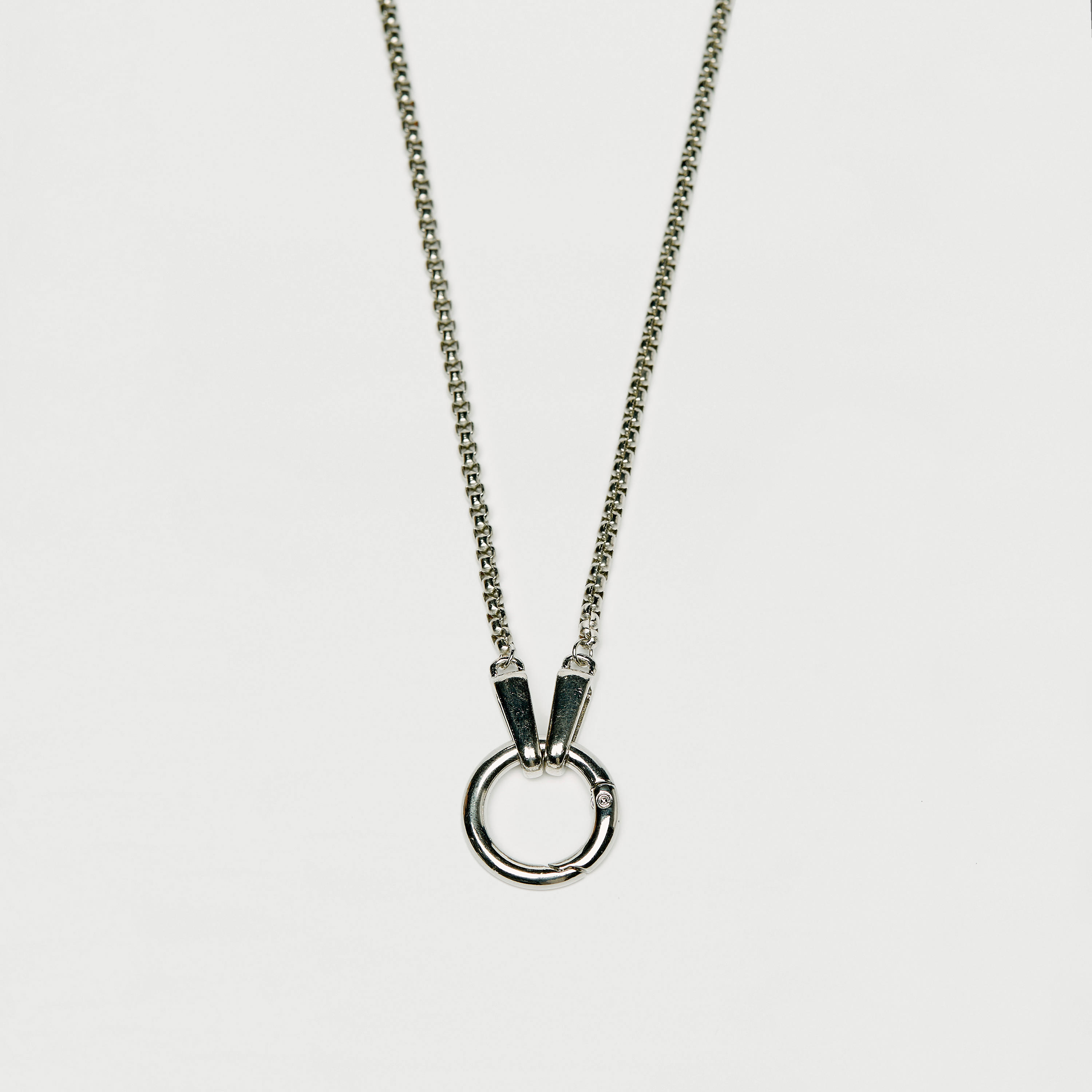 قلادة بدلاية خاتم ميتاليك وقفل إغلاق-men-watchesandjewellery-necklacesandpendants-image-1