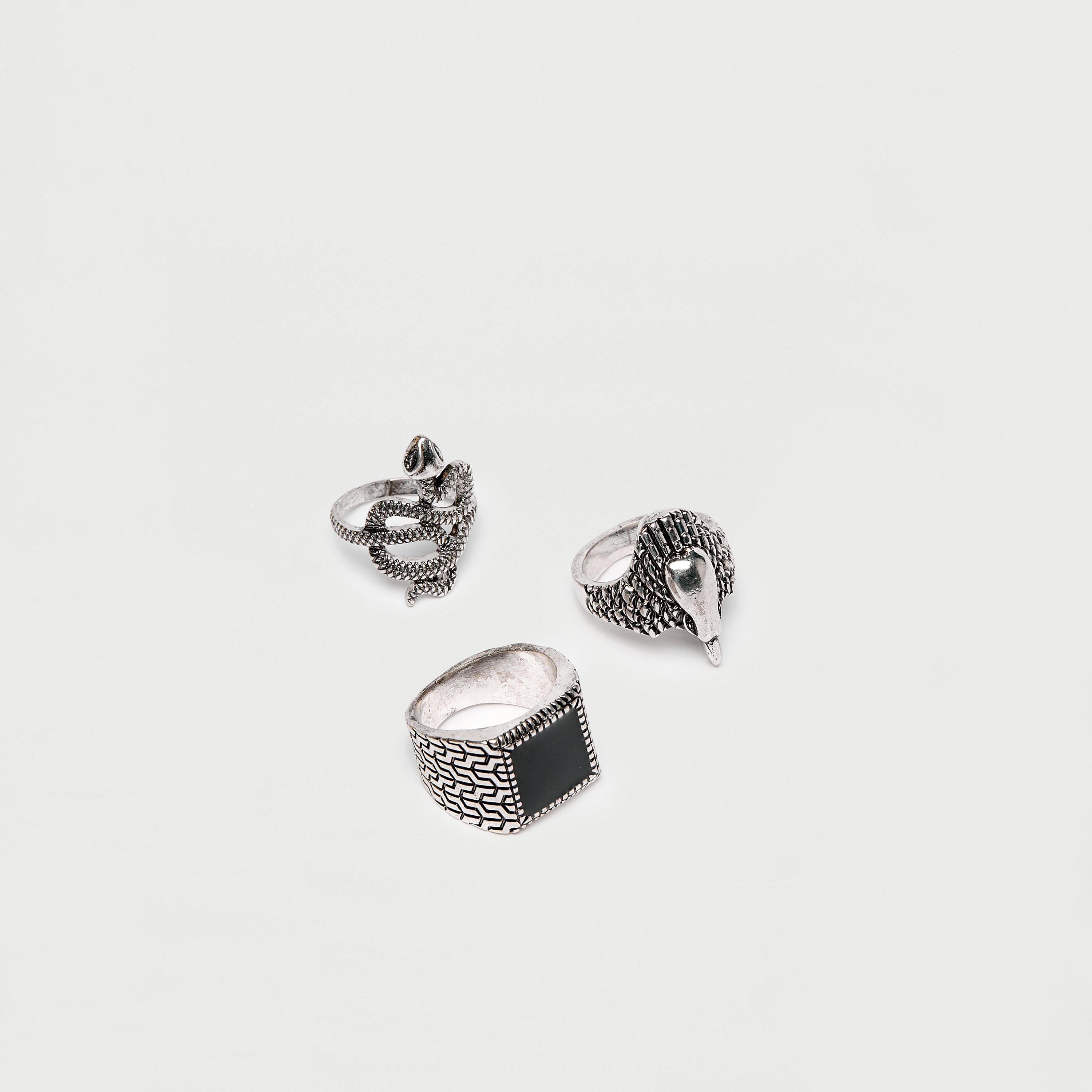 خواتم معدنيّة متنوعة - طقم 3 قطع-men-watchesandjewellery-rings-image-3