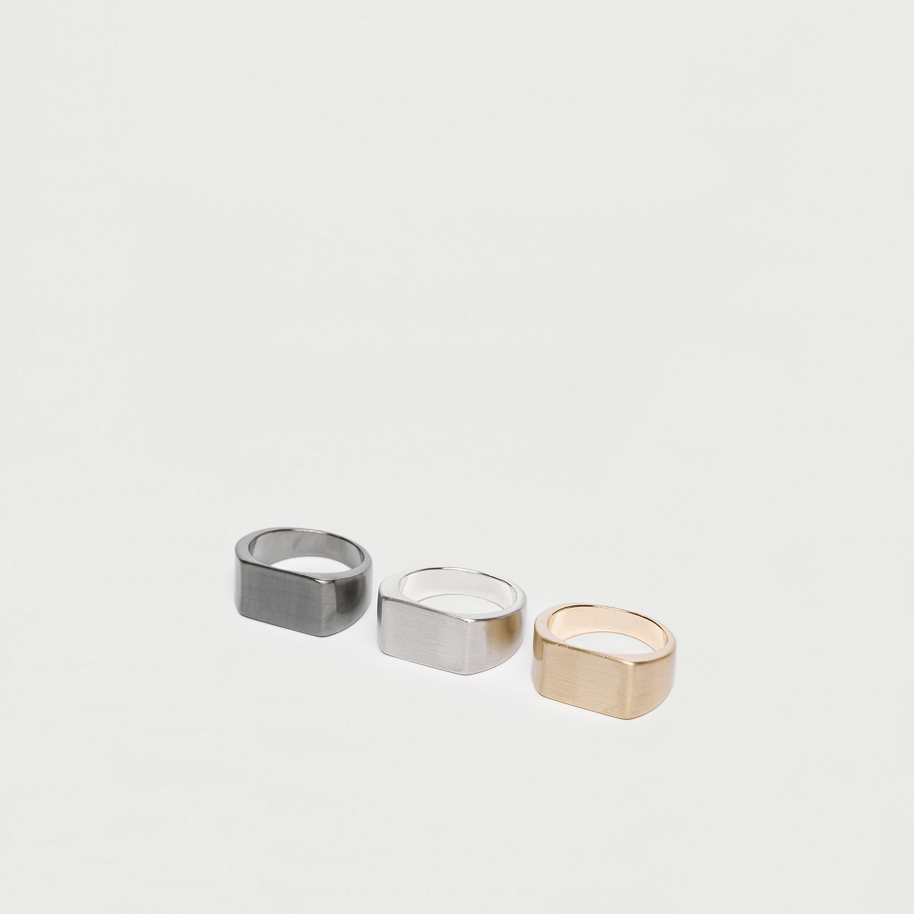 خواتم معدنيّة متنوعة - طقم 3 قطع-men-watchesandjewellery-rings-image-1