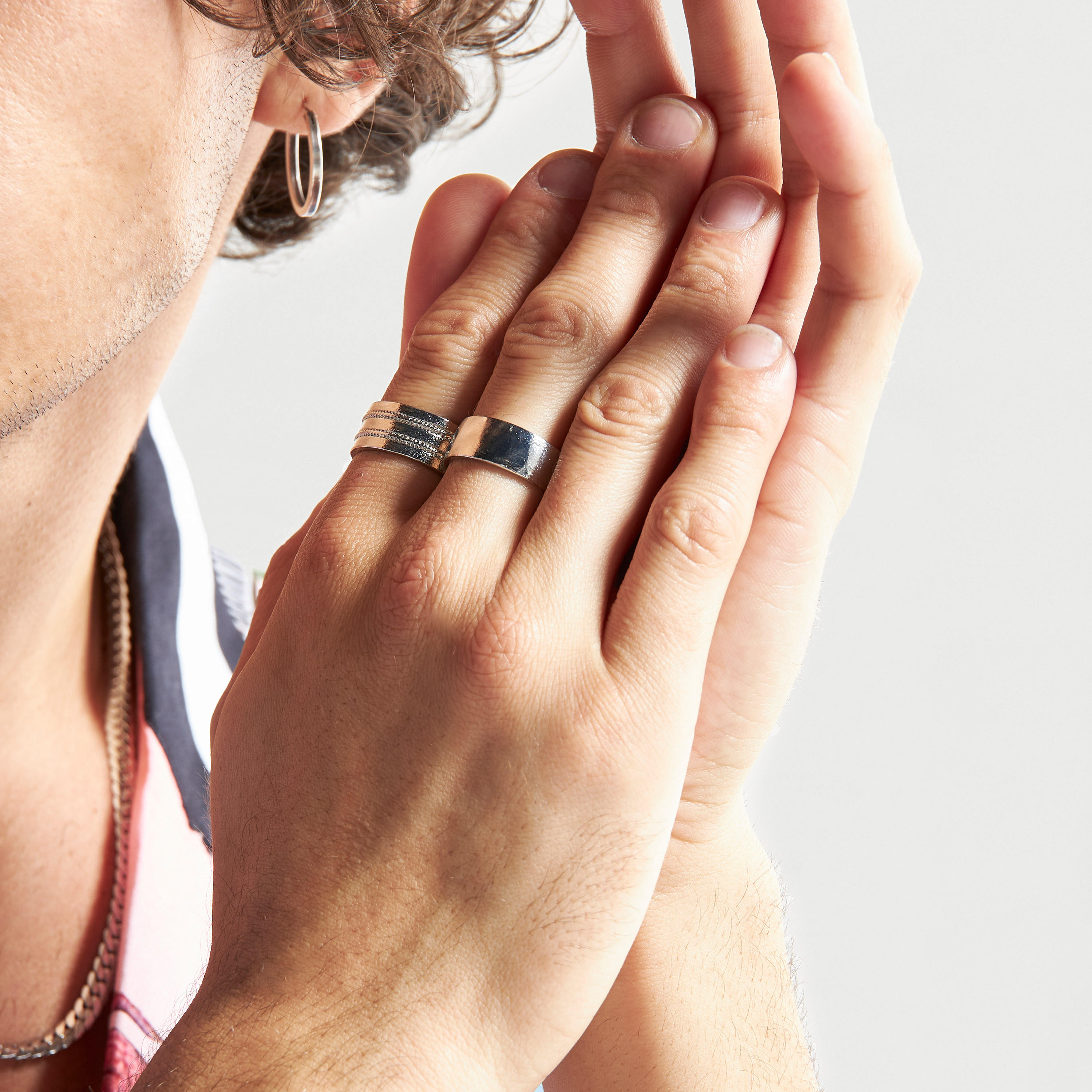 خواتم معدنيّة متنوعة - طقم 3 قطع-men-watchesandjewellery-rings-image-3