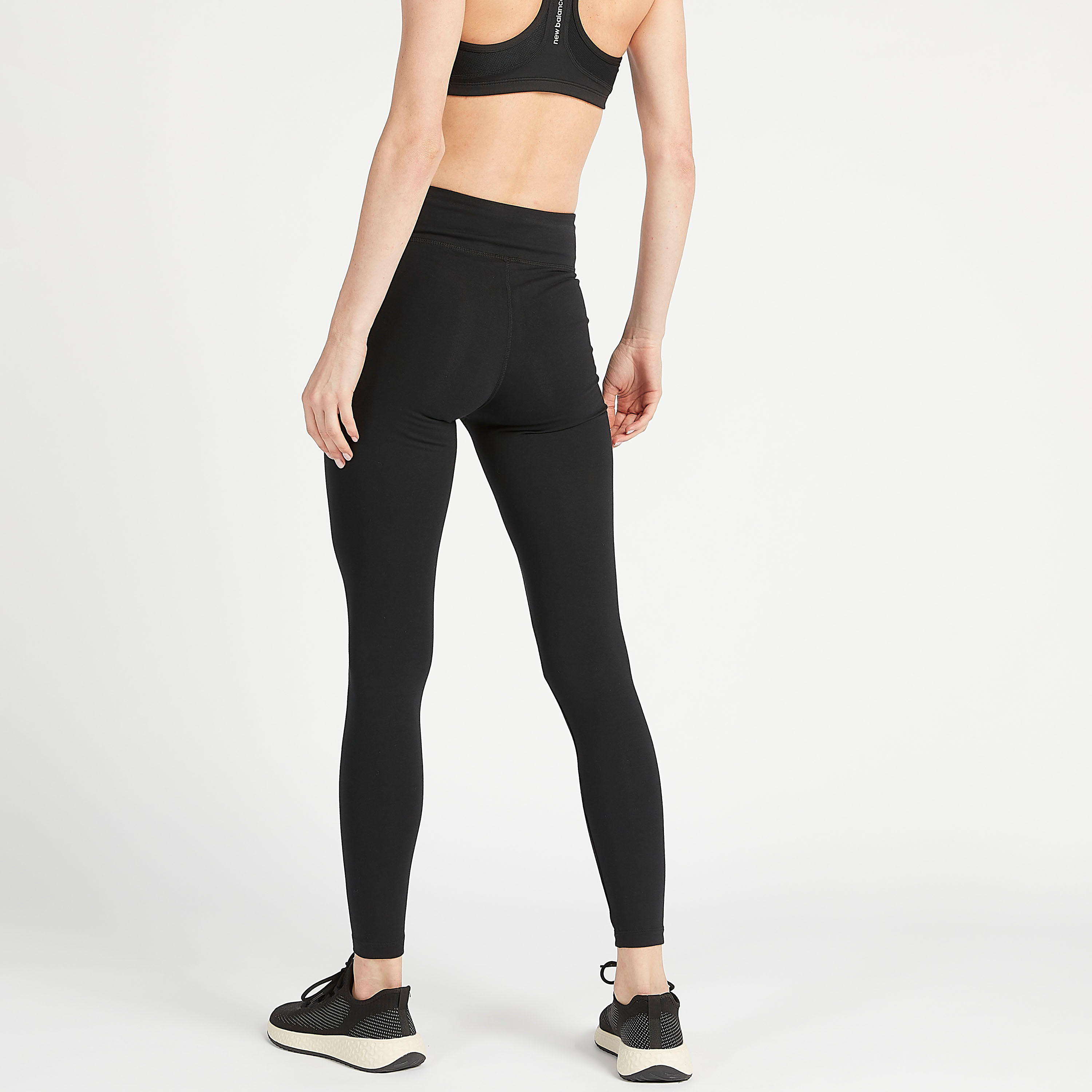 New Balance Essentials Solid Leggings with Elasticated Waistband-women-clothing-bottoms-leggings-image-4