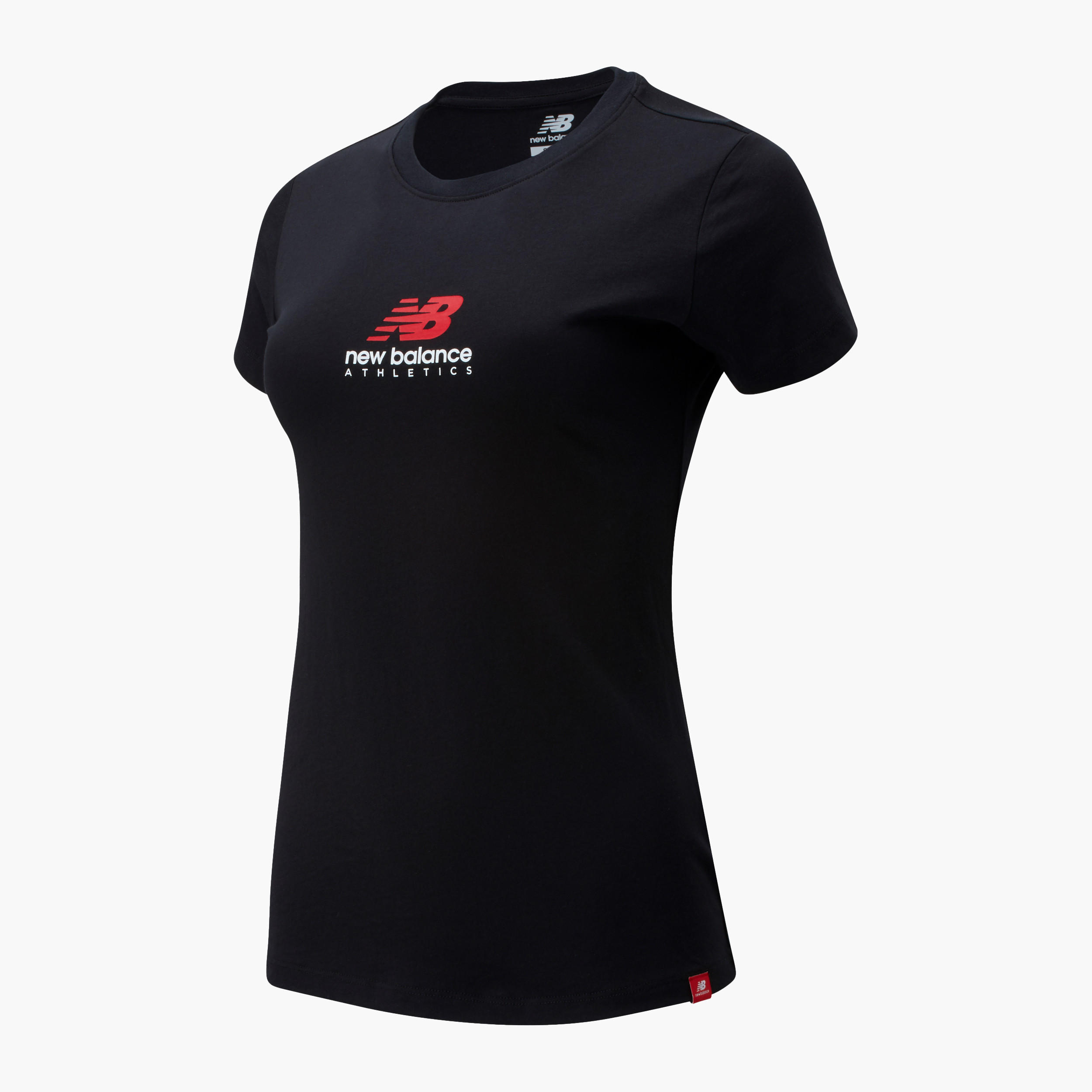 New Balance Essentials Icon Stacked Logo Print T-shirt-women-clothing-sportswearandactivewear-tshirtsandvests-image-1