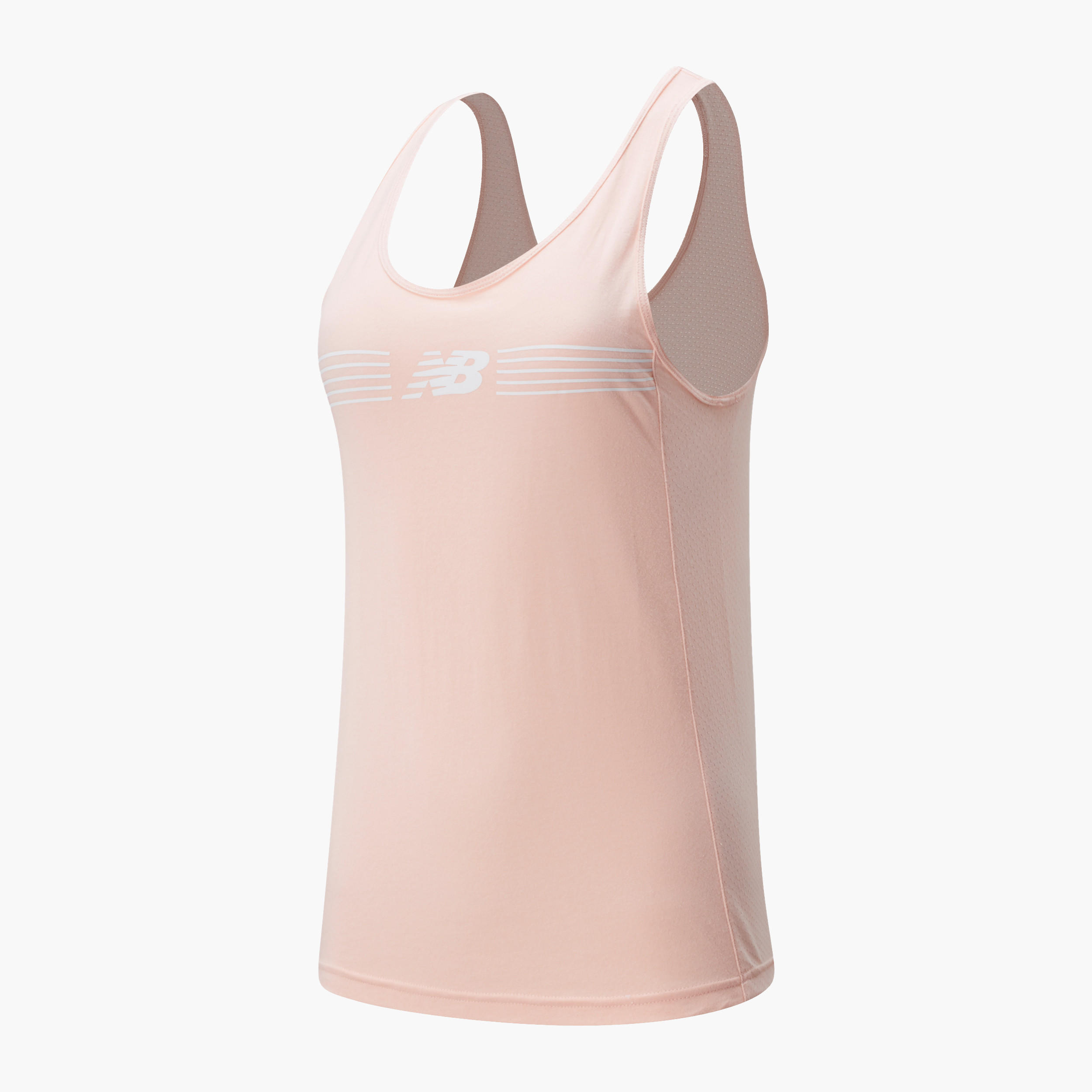 فيست بطبعات جرافيك وياقة عميقة كلاسيك من نيو بالانس-women-clothing-sportswearandactivewear-tshirtsandvests-image-1