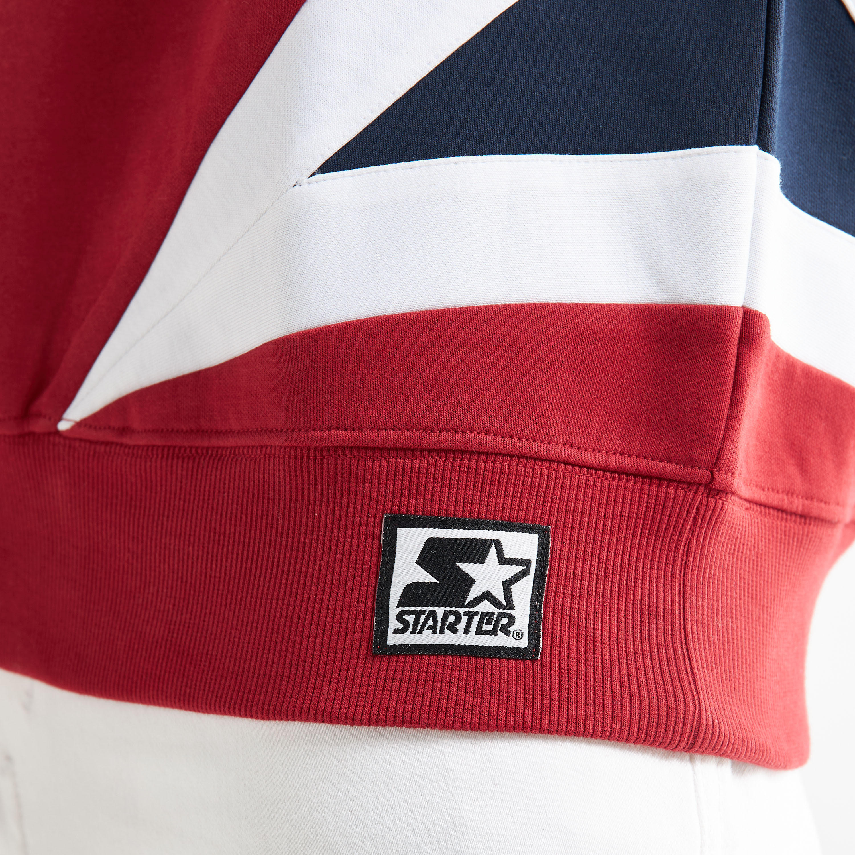 Starter Logo Print Hoodie with Long Sleeves-men-winterwear-hoodiesandsweatshirts-image-5