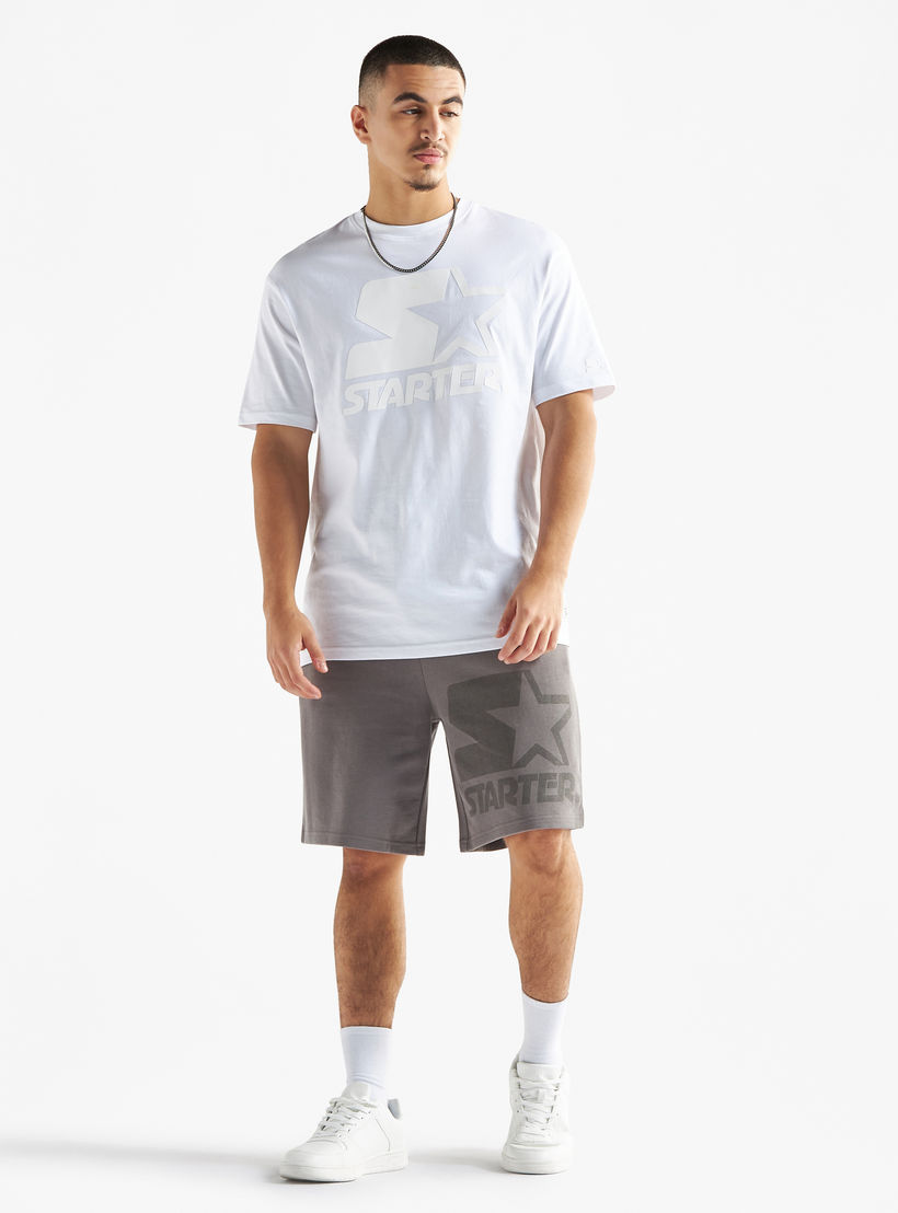 Starter Print Shorts with Elasticated Waistband and Pockets-men-clothing-bottoms-shorts-image-2