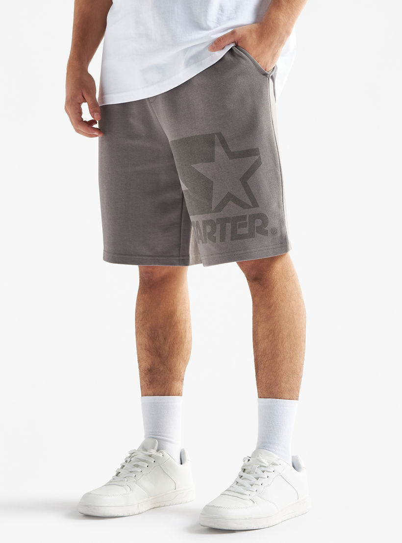 Starter Print Shorts with Elasticated Waistband and Pockets-men-clothing-bottoms-shorts-image-4