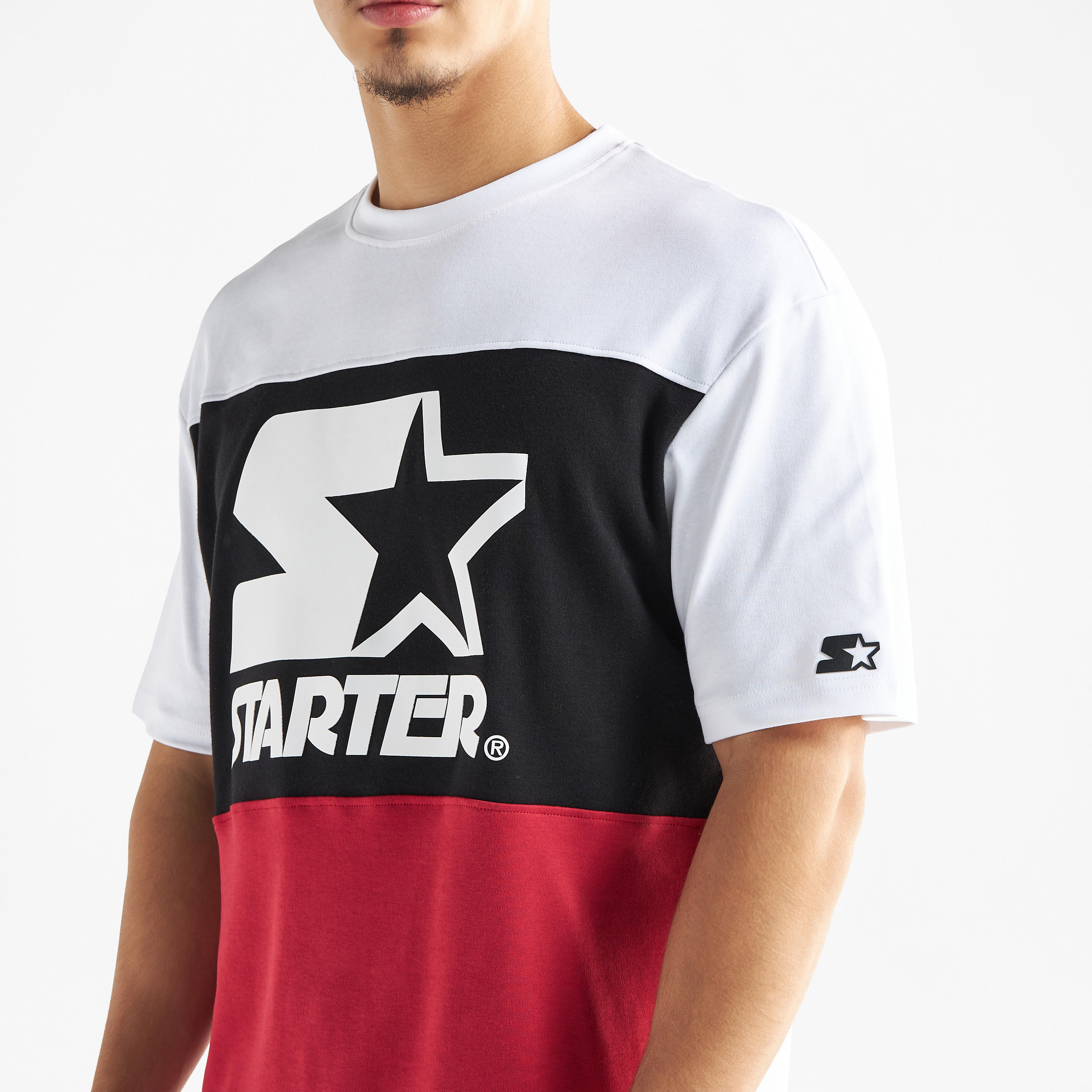 تيشيرت كتل ألوان بياقة ضيّقة وأكمام قصيرة-men-clothing-tshirtsandpolos-tshirts-image-4