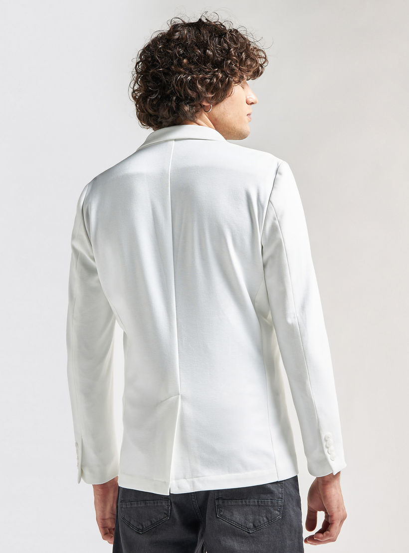 Solid Blazer with Notch Lapel and Long Sleeves-men-winterwear-jacketsandblazers-image-3