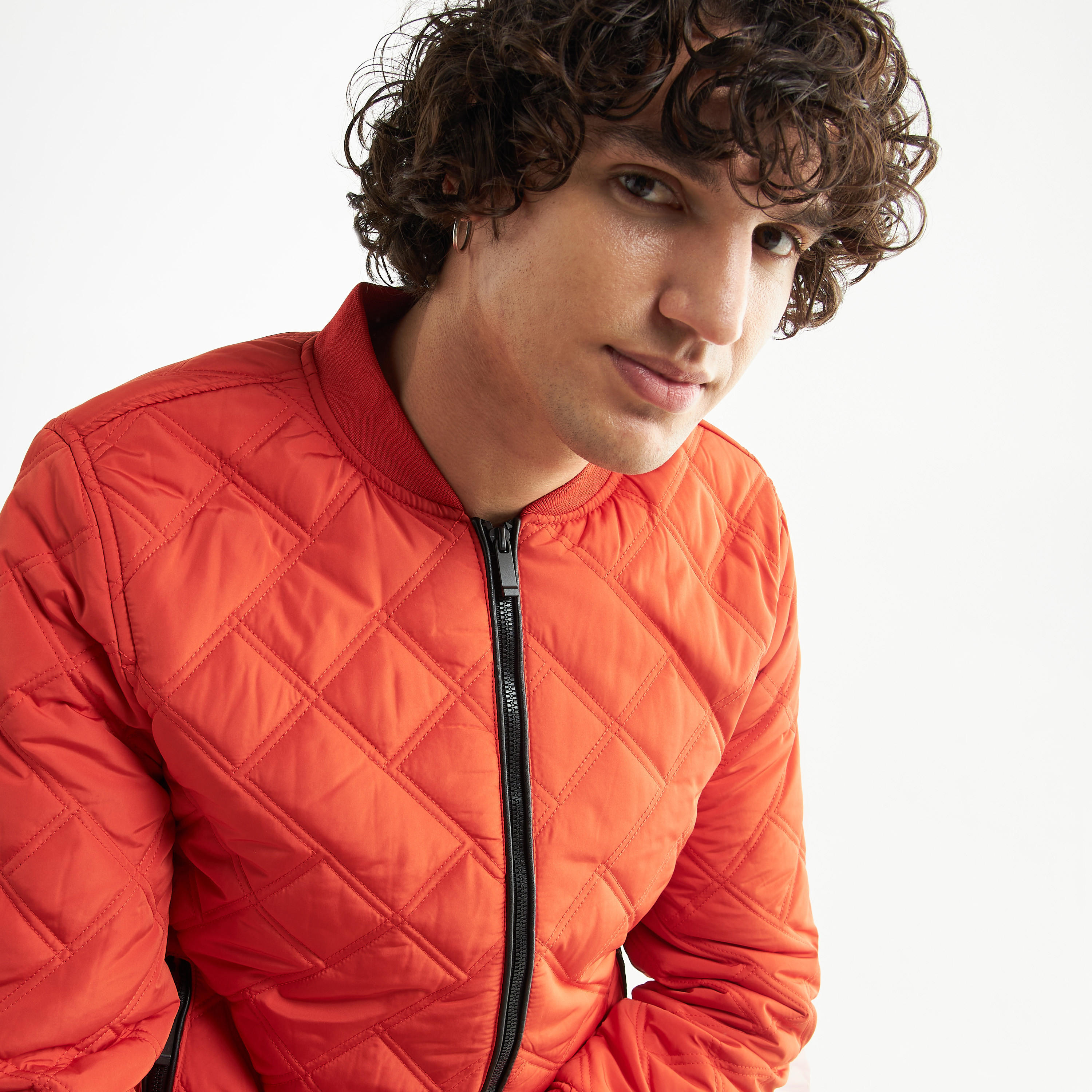 جاكيت بومبر مبطّن بسحّاب وجيوب وأكمام طويلة-men-clothing-jacketsandblazers-jackets-image-4