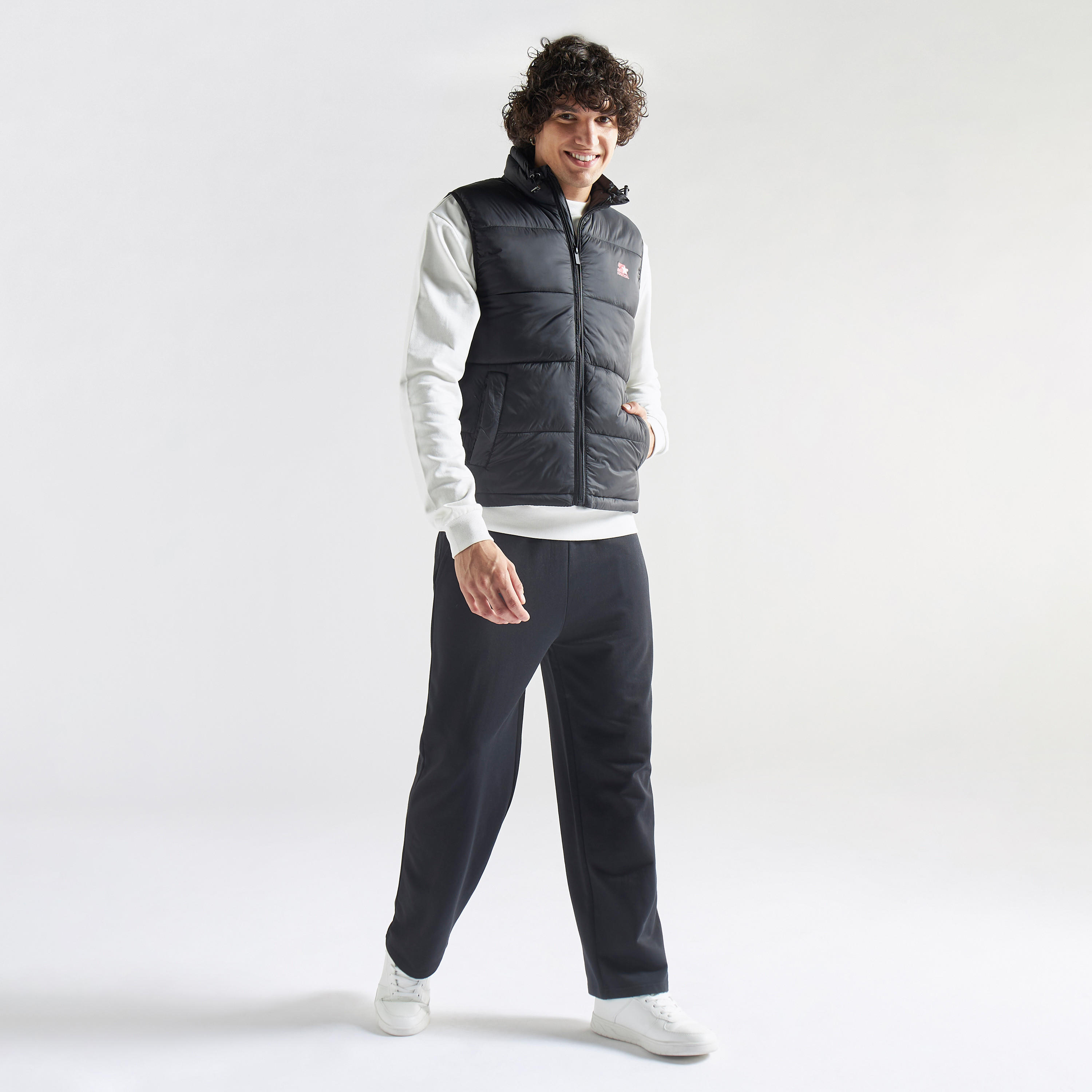 Quilted Zip Through Sleeveless Jacket with Pockets-men-clothing-jacketsandblazers-jackets-image-2