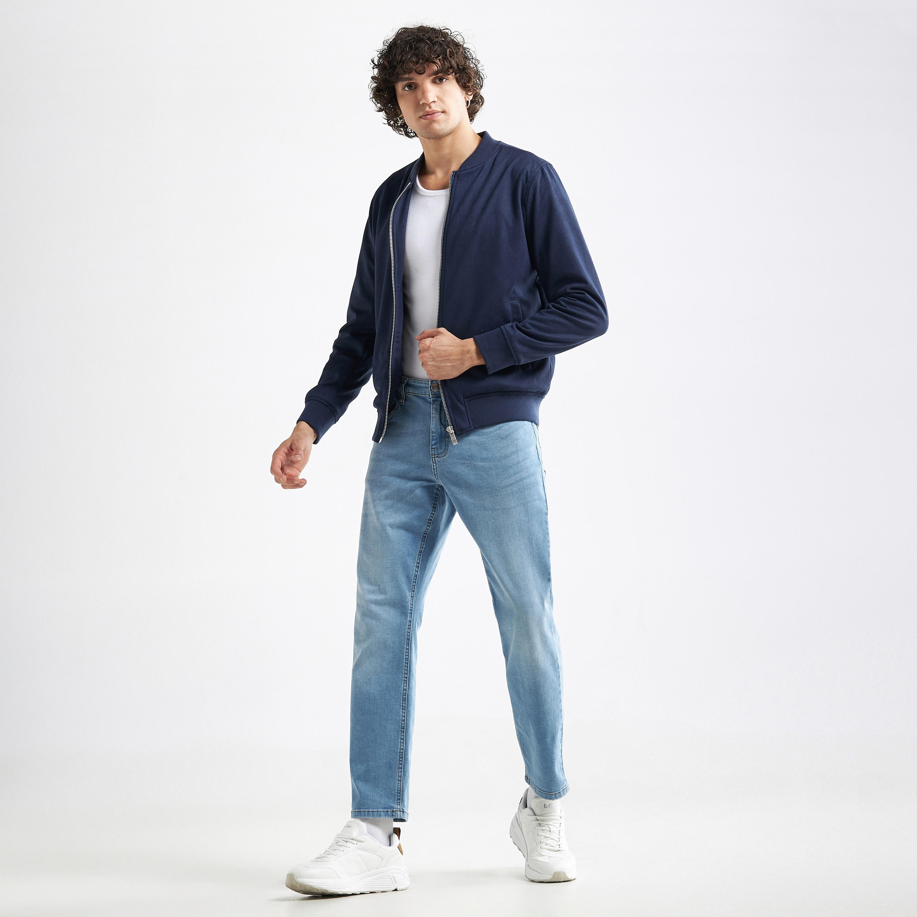 جاكيت بومبر سادة بأكمام طويلة وسحّاب-men-clothing-jacketsandblazers-jackets-image-3