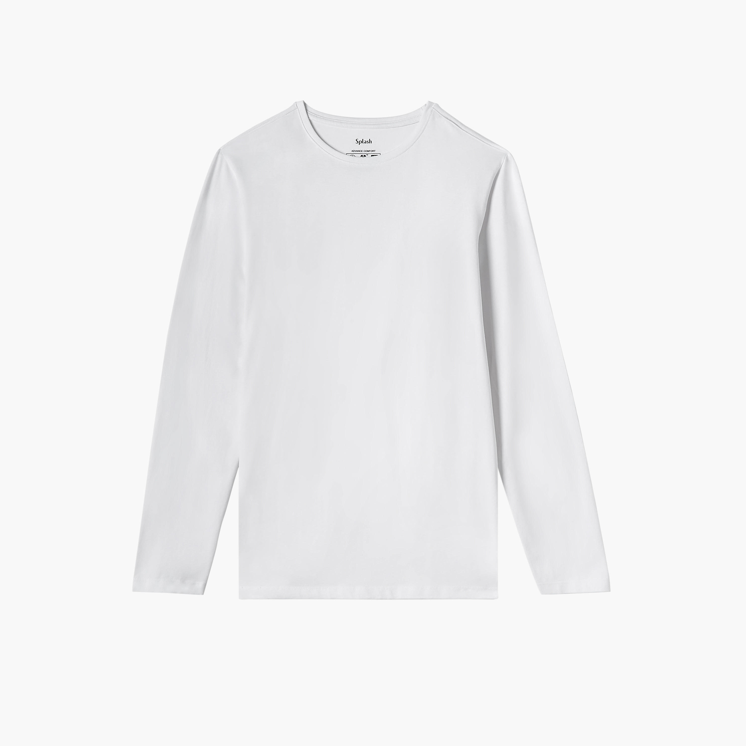 طقم تيشيرت من قطعتين بقصّة سليم وياقة ضيّقة وأكمام طويلة-men-clothing-tshirtsandpolos-tshirts-image-3