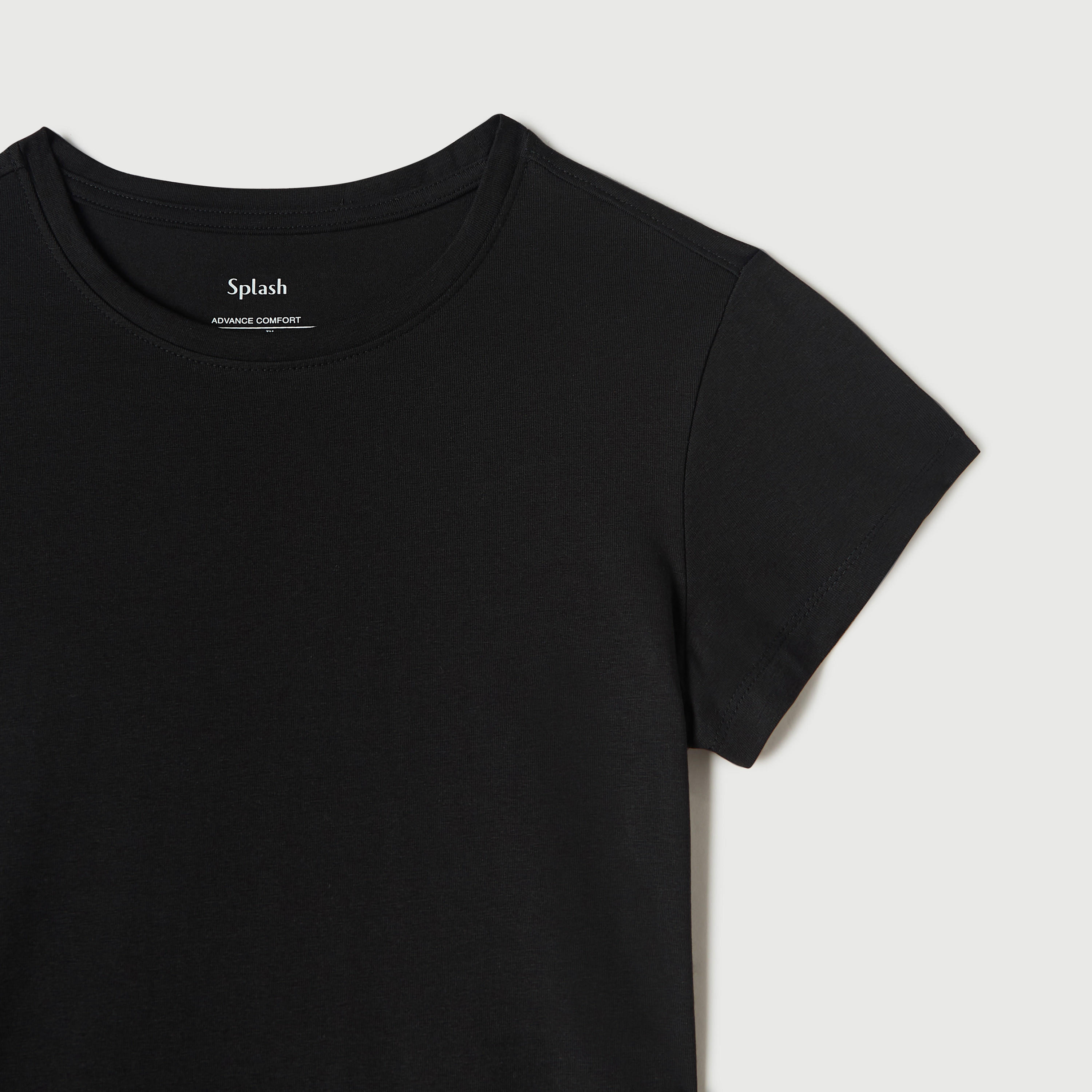 2-Pack Solid Round Neck T-shirt with Cap Sleeves-women-clothing-tshirts-image-3