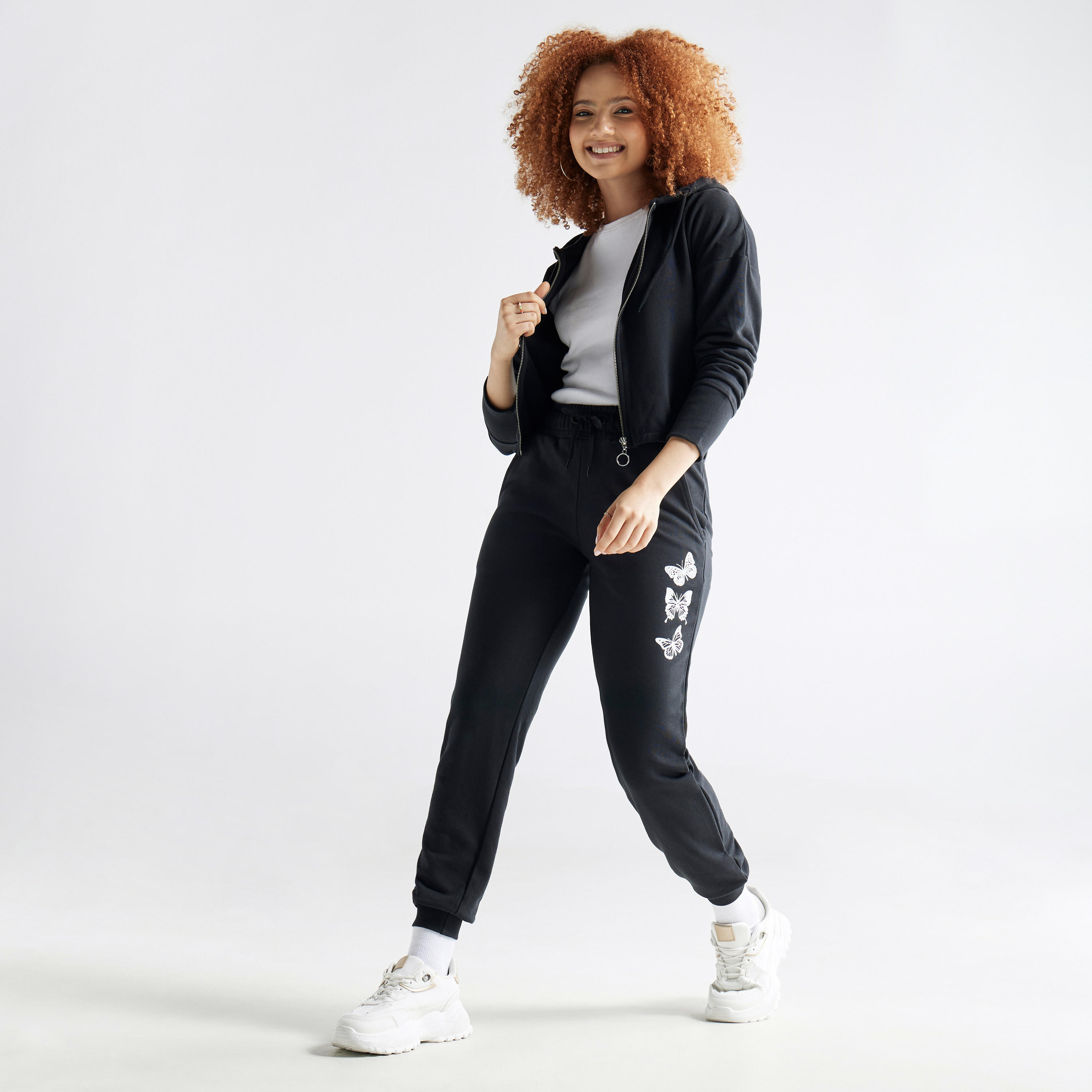 Solid Zip Through Hoodie with Long Sleeves-women-winterwear-hoodiesandsweatshirts-hoodies-image-2