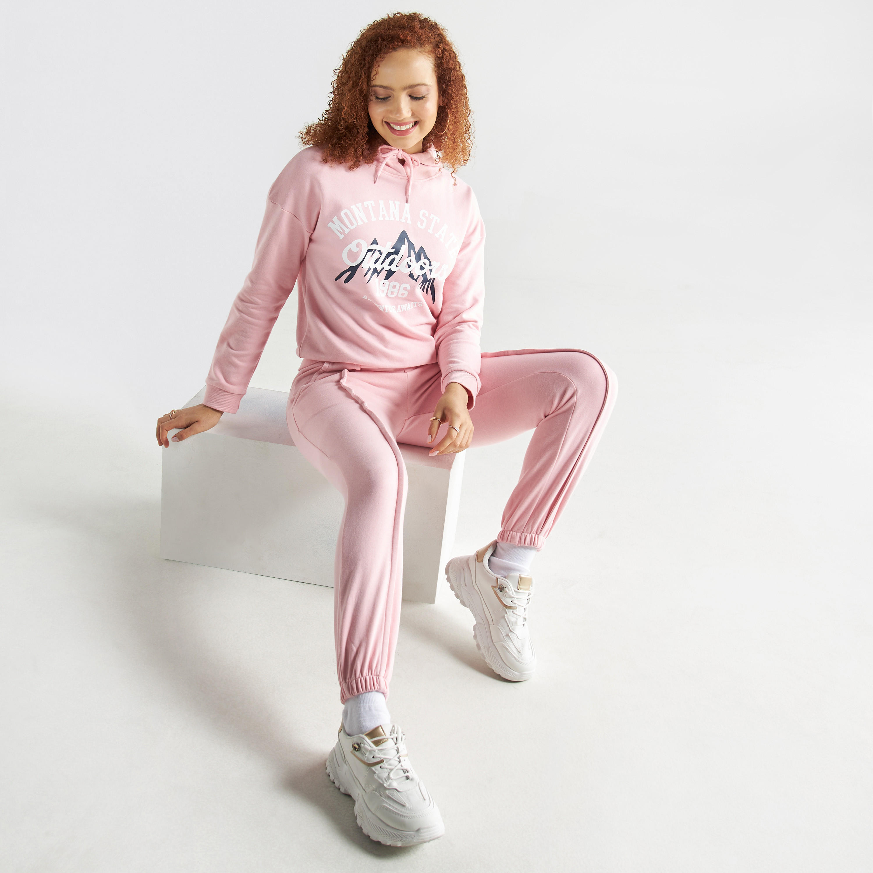 Printed Hoodie with Long Sleeves-women-winterwear-hoodiesandsweatshirts-hoodies-image-2