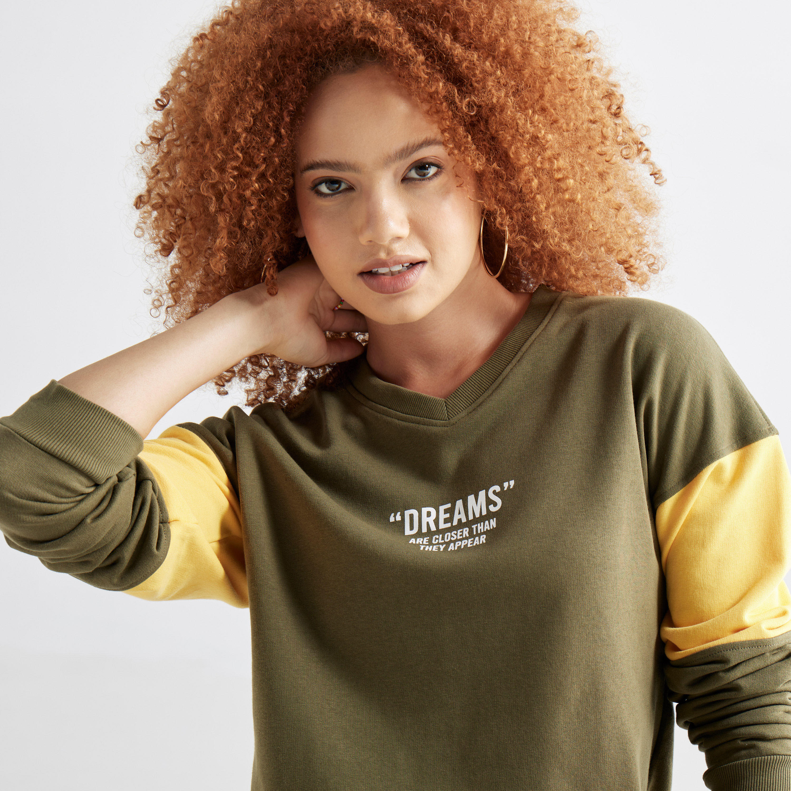 Printed Sweatshirt with Long Sleeves-women-winterwear-hoodiesandsweatshirts-sweatshirts-image-4
