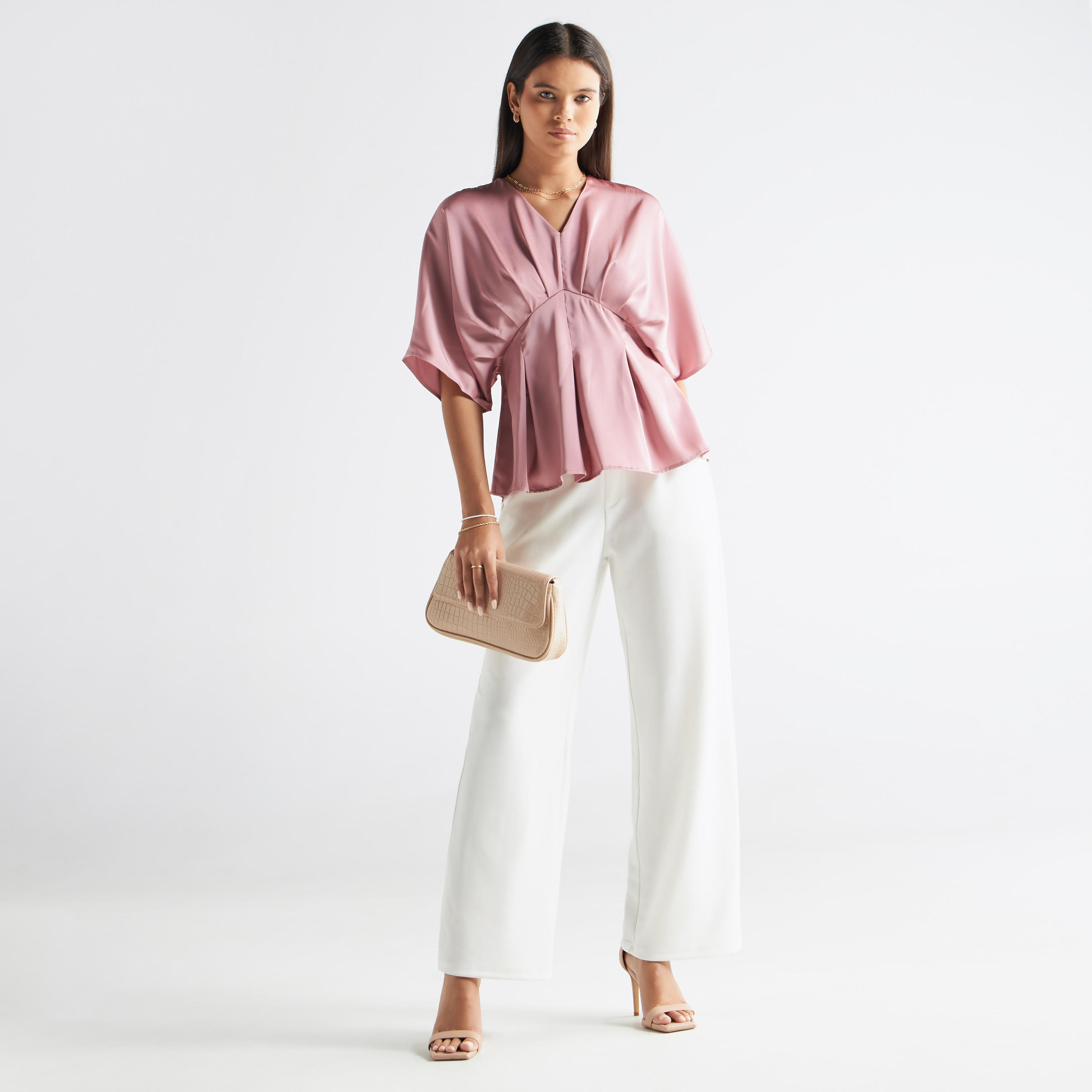 بلوزة ساتن سادة بياقة v-women-clothing-shirtsandblouses-blouses-image-3