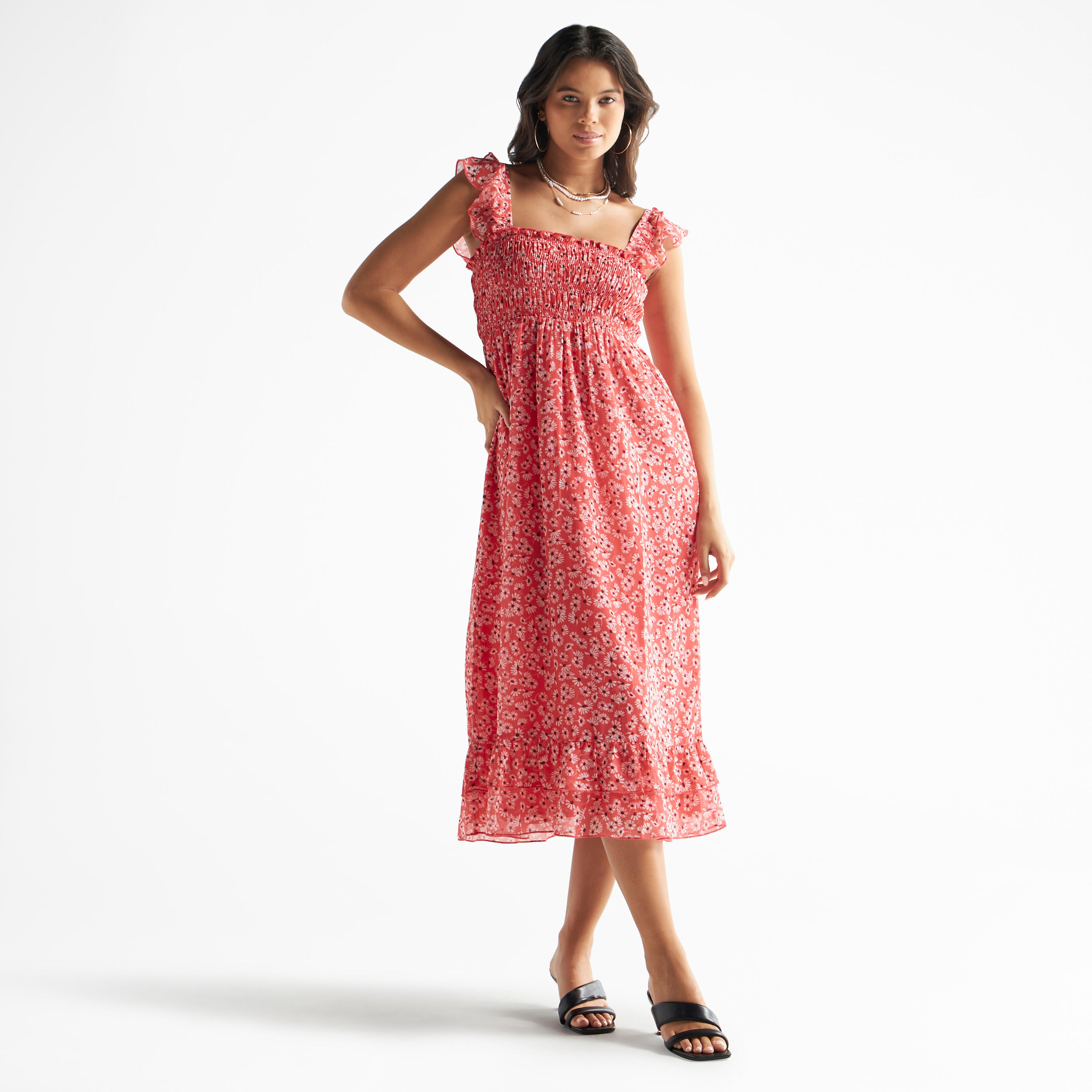 فستان دون أكمام بطبعات أزهار-women-clothing-dresses-image-2