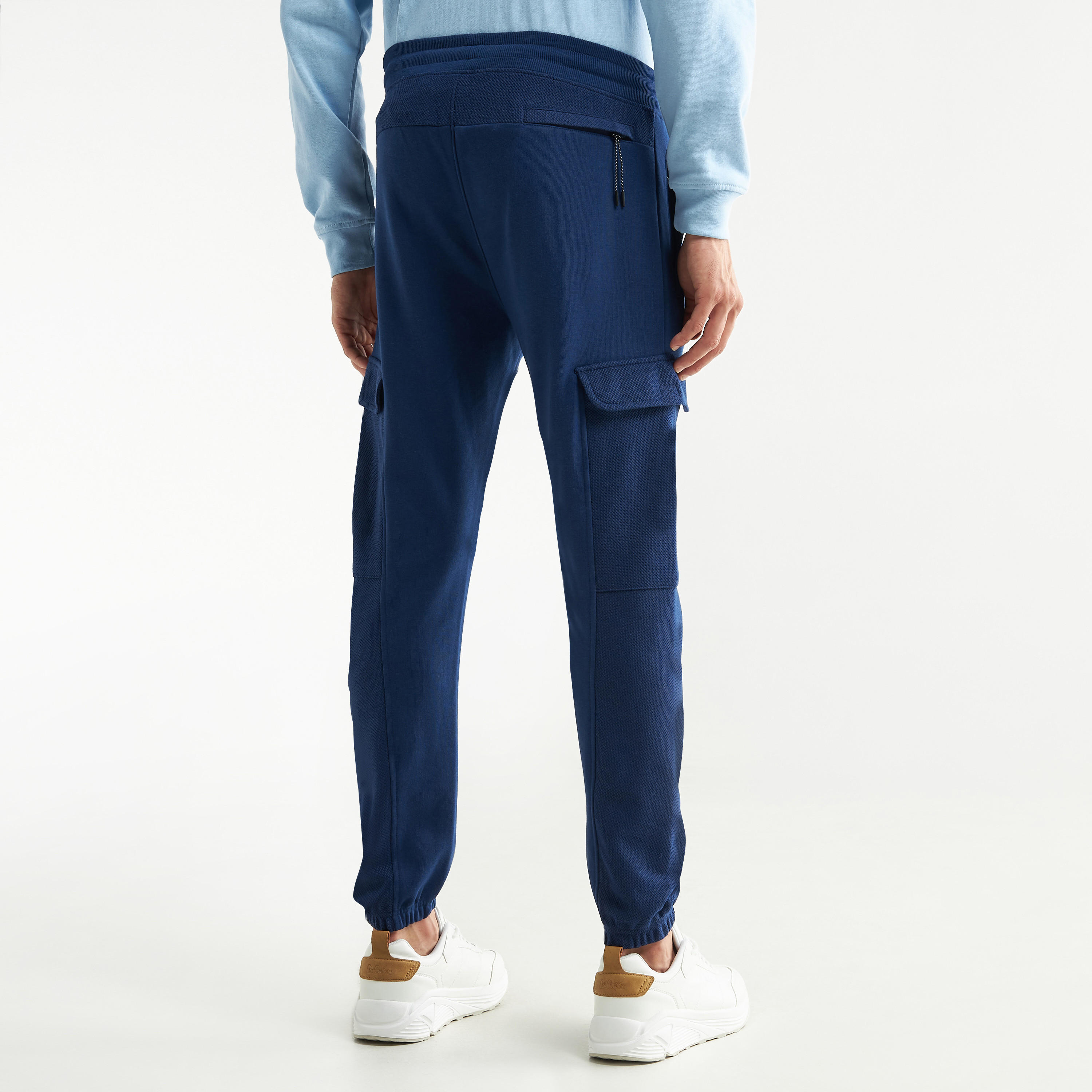 Solid Joggers with Drawstring Closure and Pockets-men-clothing-bottoms-joggers-image-3