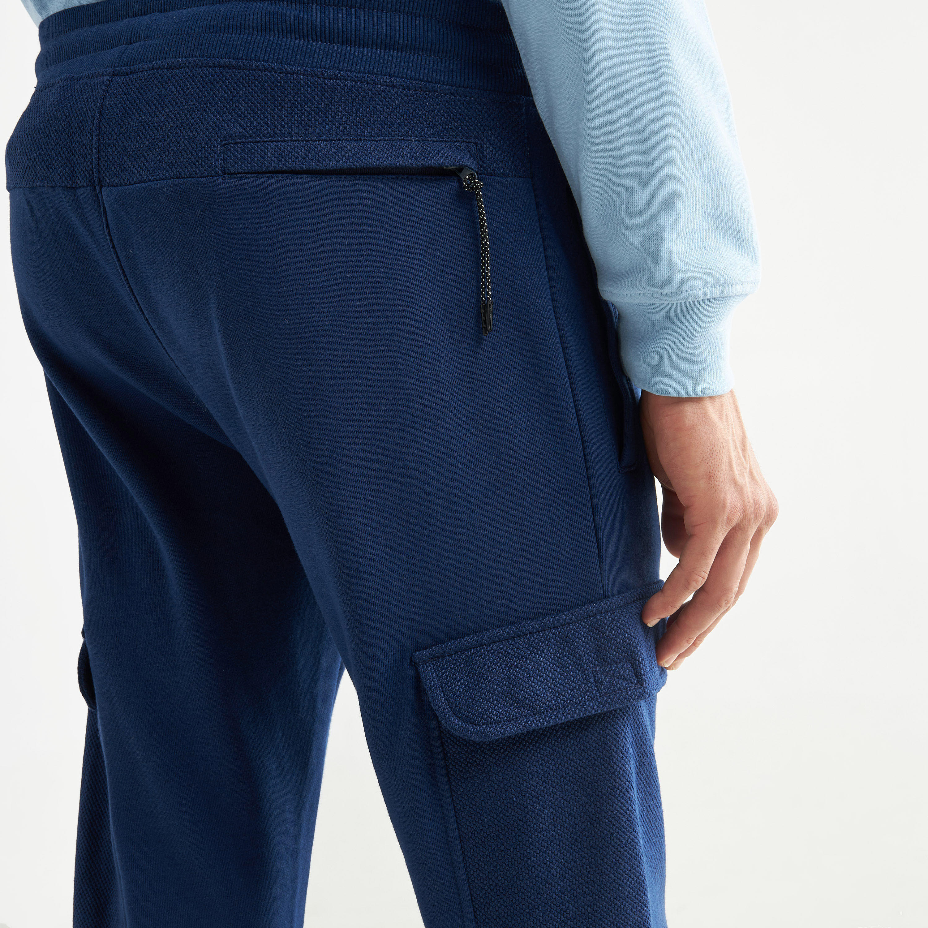 Solid Joggers with Drawstring Closure and Pockets-men-clothing-bottoms-joggers-image-4