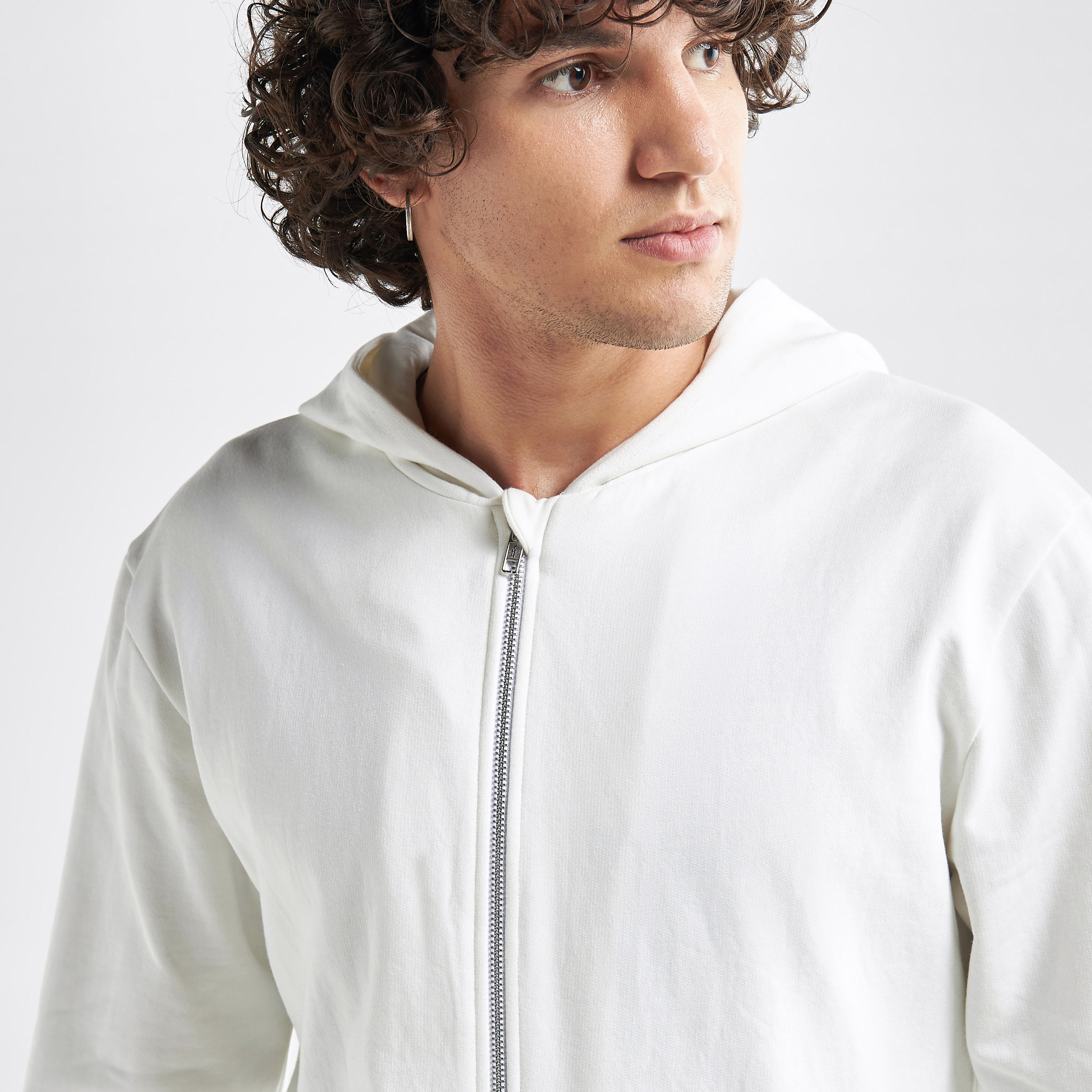 Solid Zip-Through Hoodie with Long Sleeves and Pockets-men-winterwear-hoodiesandsweatshirts-image-4