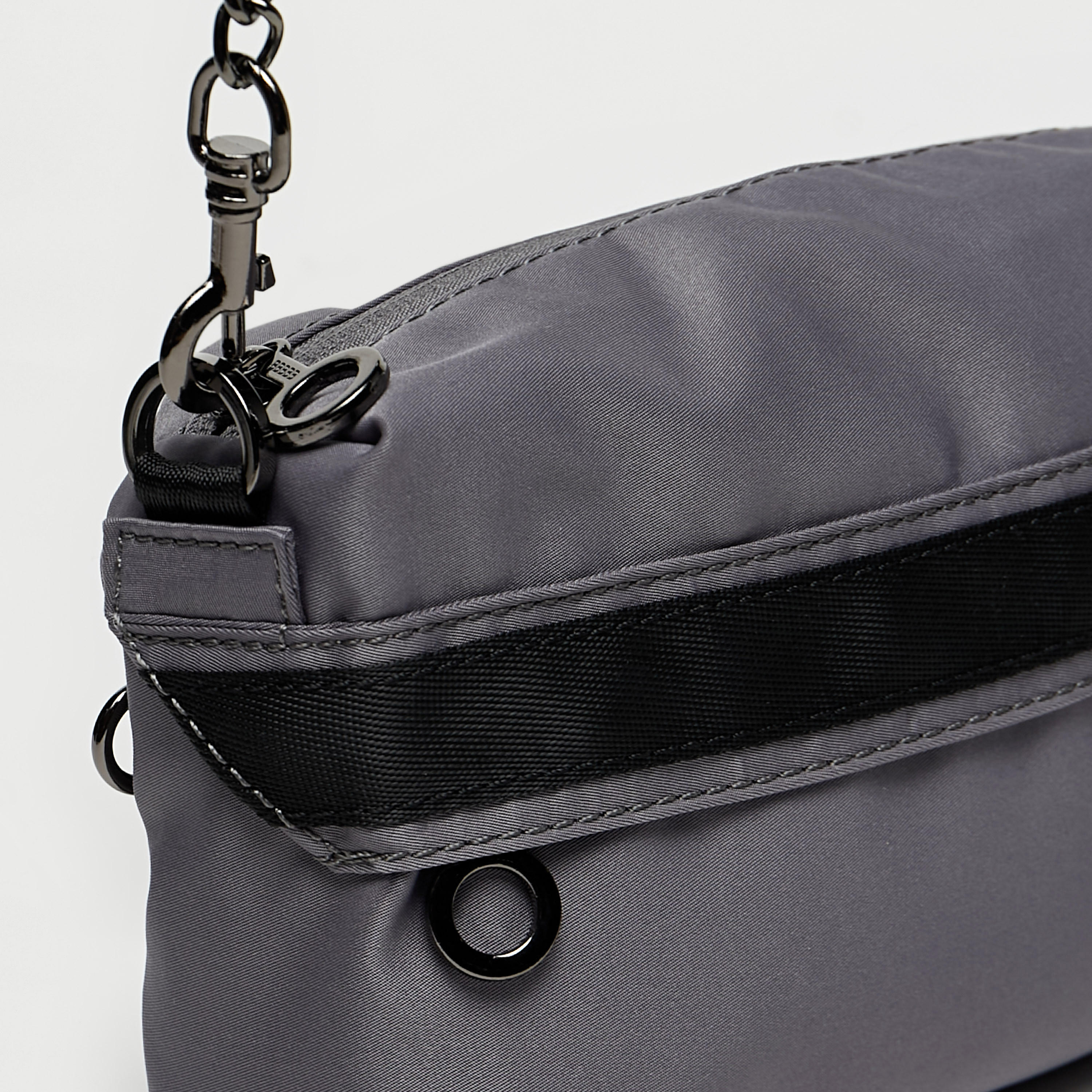 Solid Crossbody Bag with Zipper Closure and Adjustable Strap-men-bags-image-4