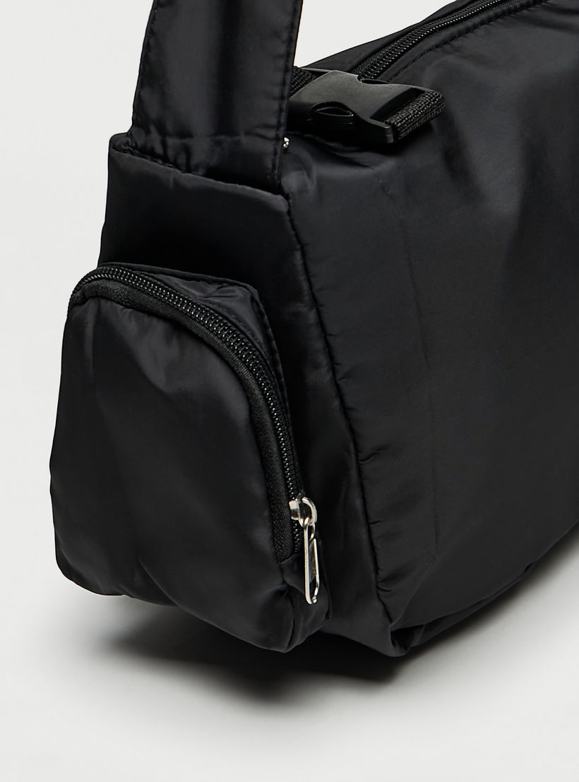 شنطة كروس بودي سادة بحزام قابل للتّعديل وسحّاب إغلاق-men-bags-image-2