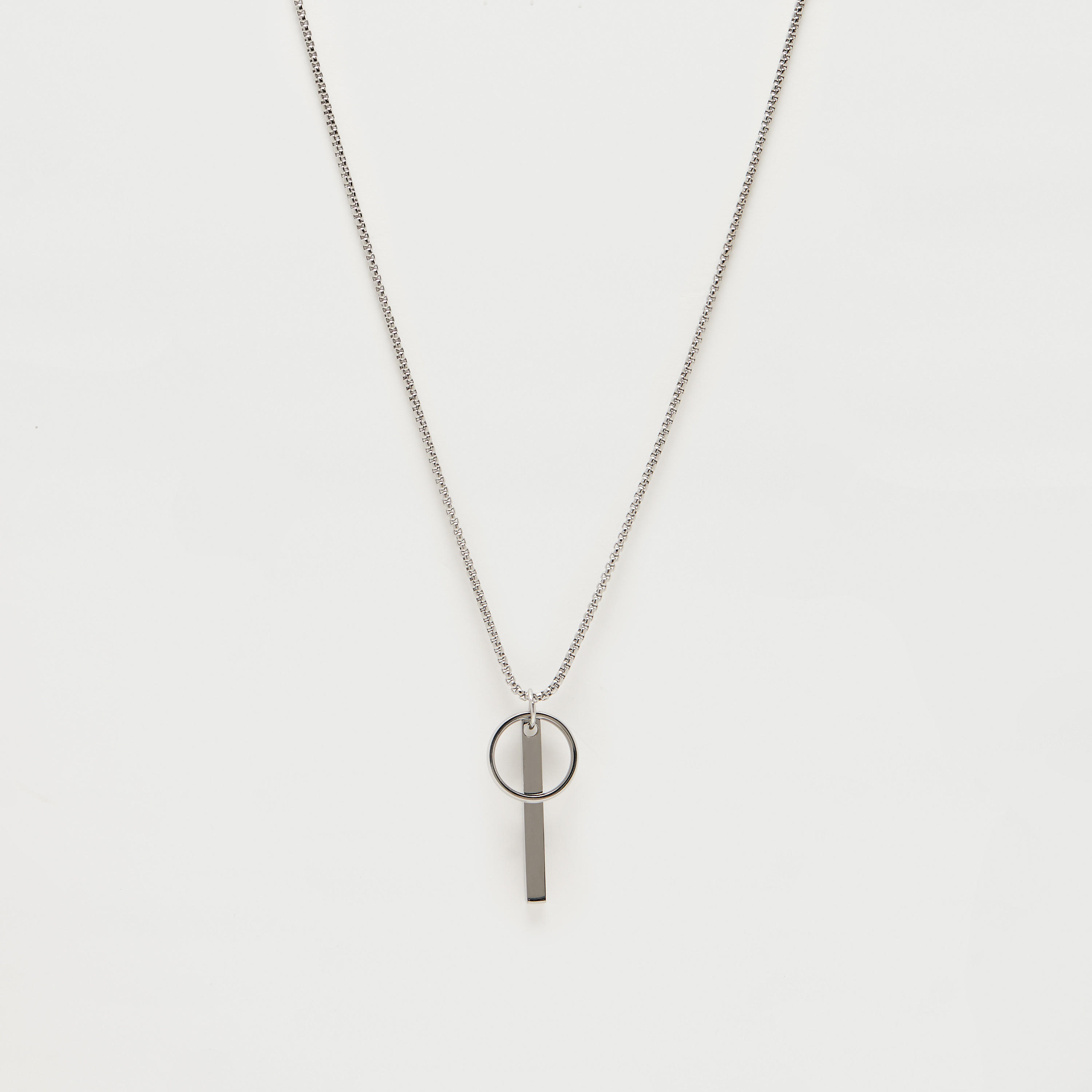 قلادة بدلاية ميتاليك ومشبك إغلاق-men-watchesandjewellery-necklacesandpendants-image-1