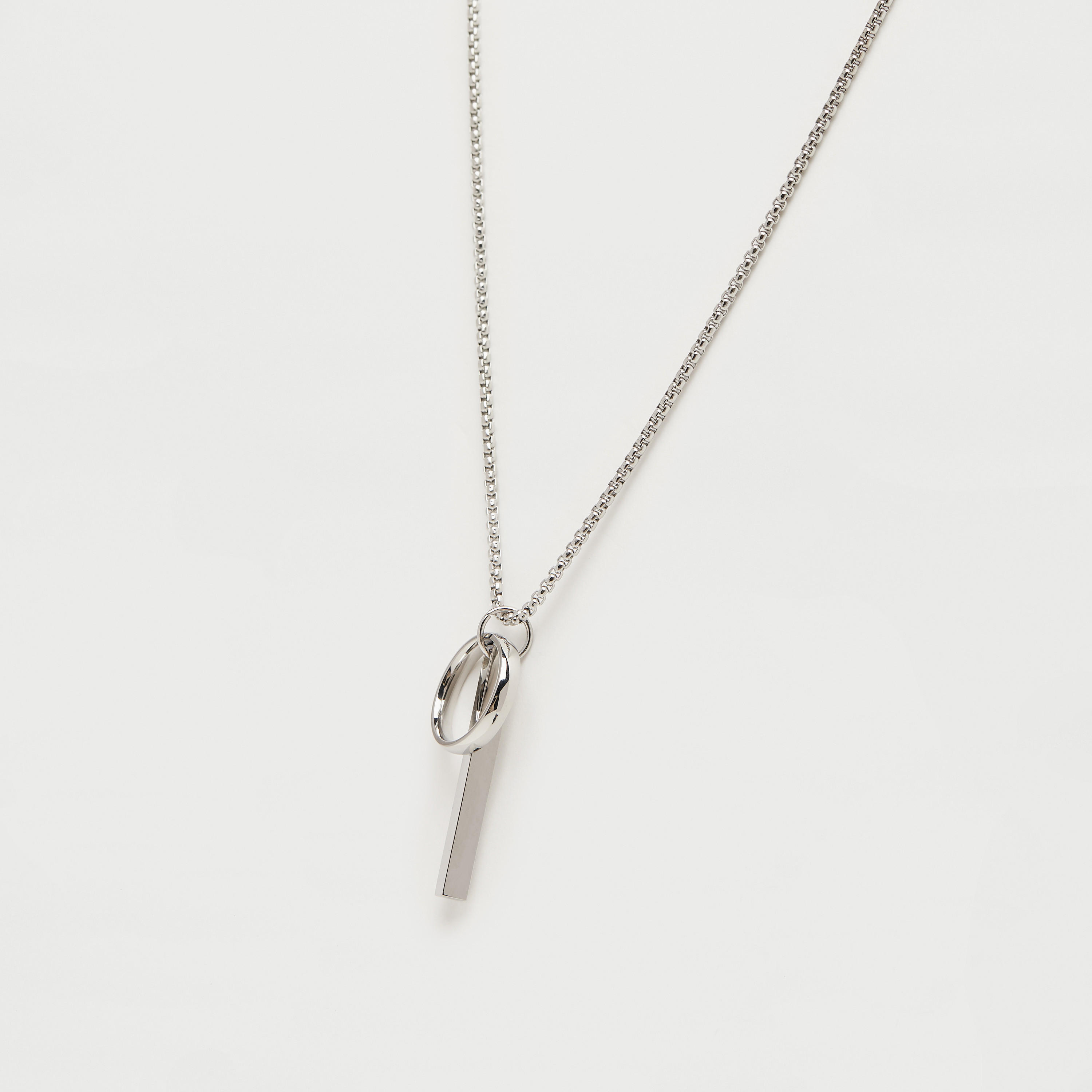 قلادة بدلاية ميتاليك ومشبك إغلاق-men-watchesandjewellery-necklacesandpendants-image-3