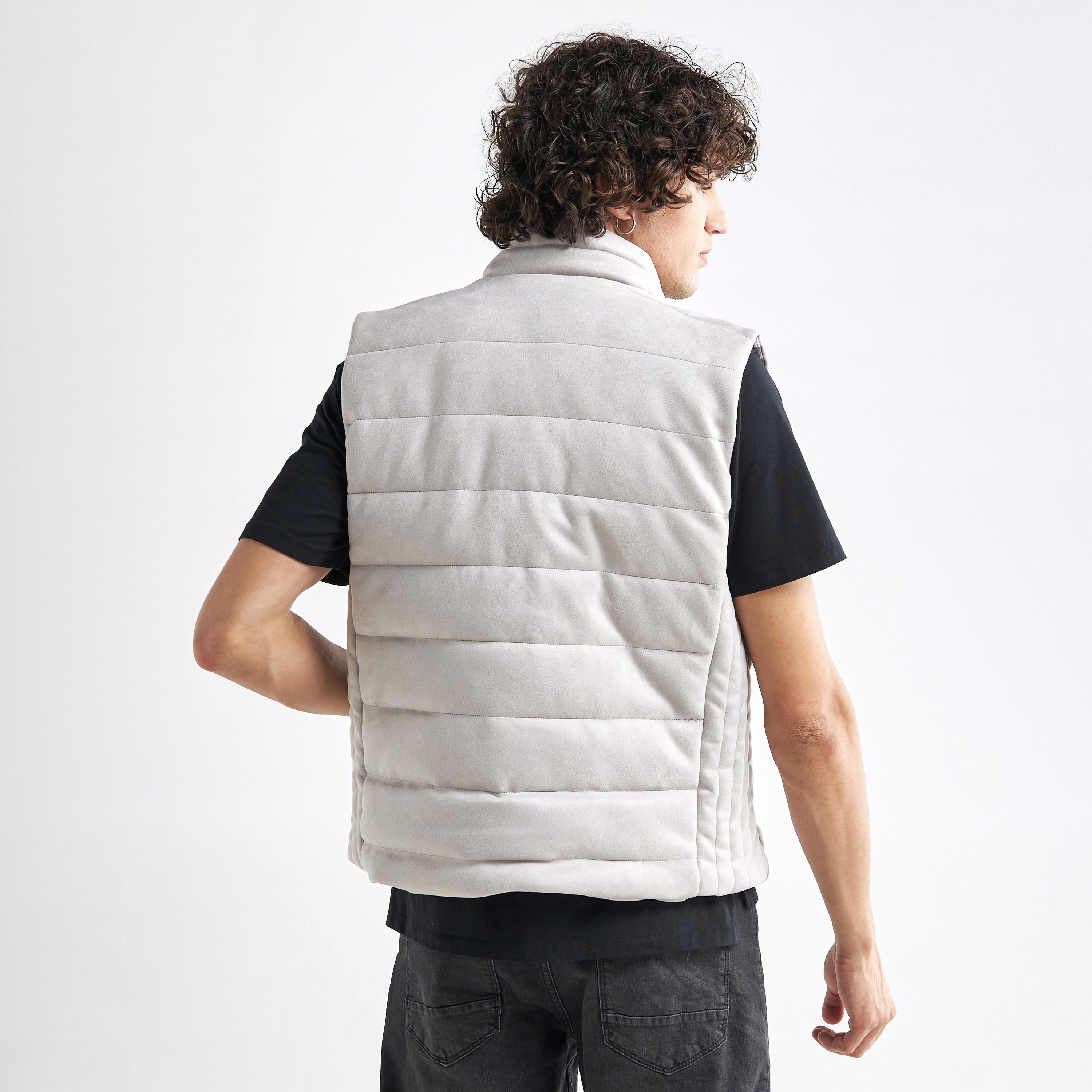 Quilted Zip Through Sleeveless Jacket with Pockets-men-clothing-jacketsandblazers-jackets-image-3
