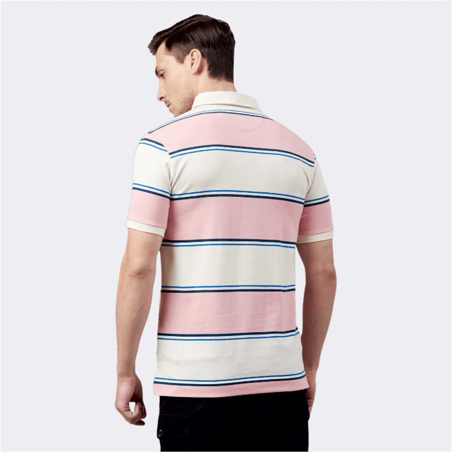 تيشيرت بولو مخطط بأكمام قصيرة من فهرنهايت-men-clothing-tshirtsandpolos-polos-image-5