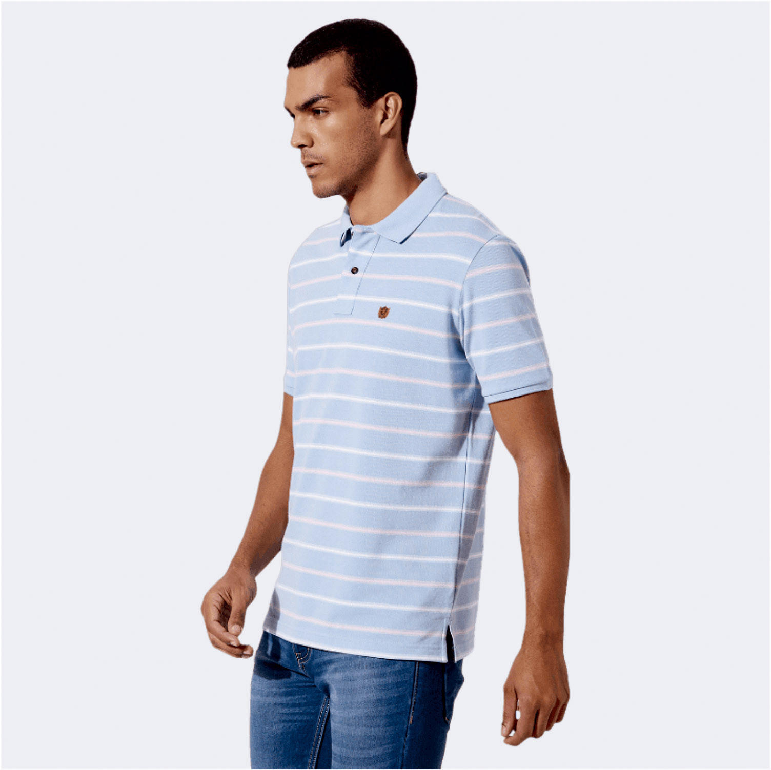 Fahrenheit Striped Polo T-shirt with Short Sleeves-men-clothing-tshirtsandpolos-polos-image-1