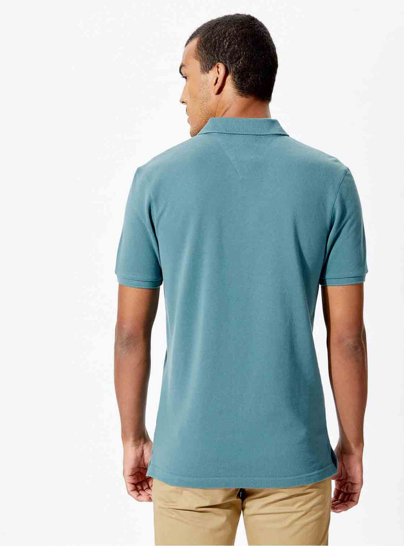 تيشيرت بولو سادة بأكمام قصيرة من فهرنهايت-men-clothing-tshirtsandpolos-polos-image-3