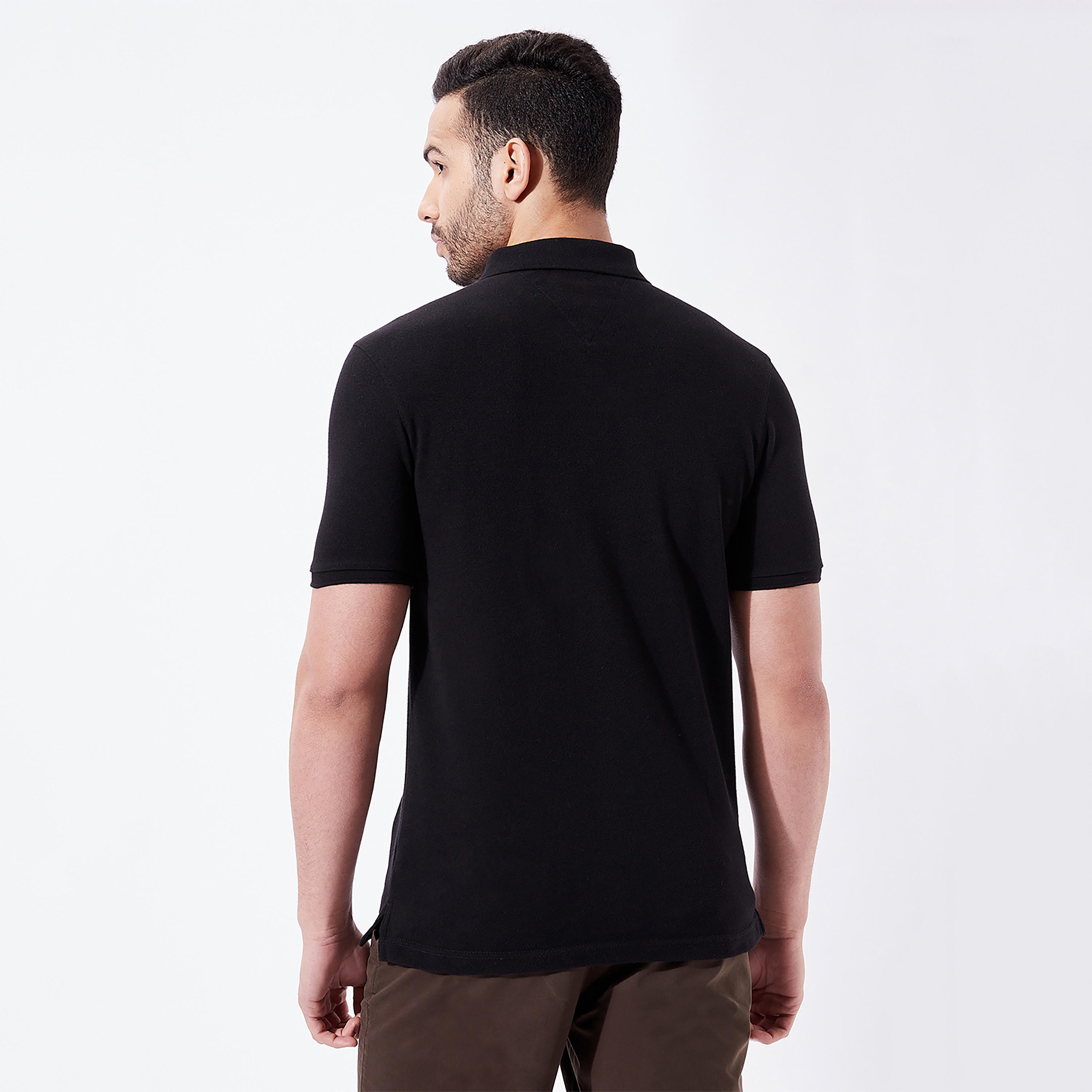تيشيرت بولو سادة بأكمام قصيرة من فهرنهايت-men-clothing-tshirtsandpolos-polos-image-4