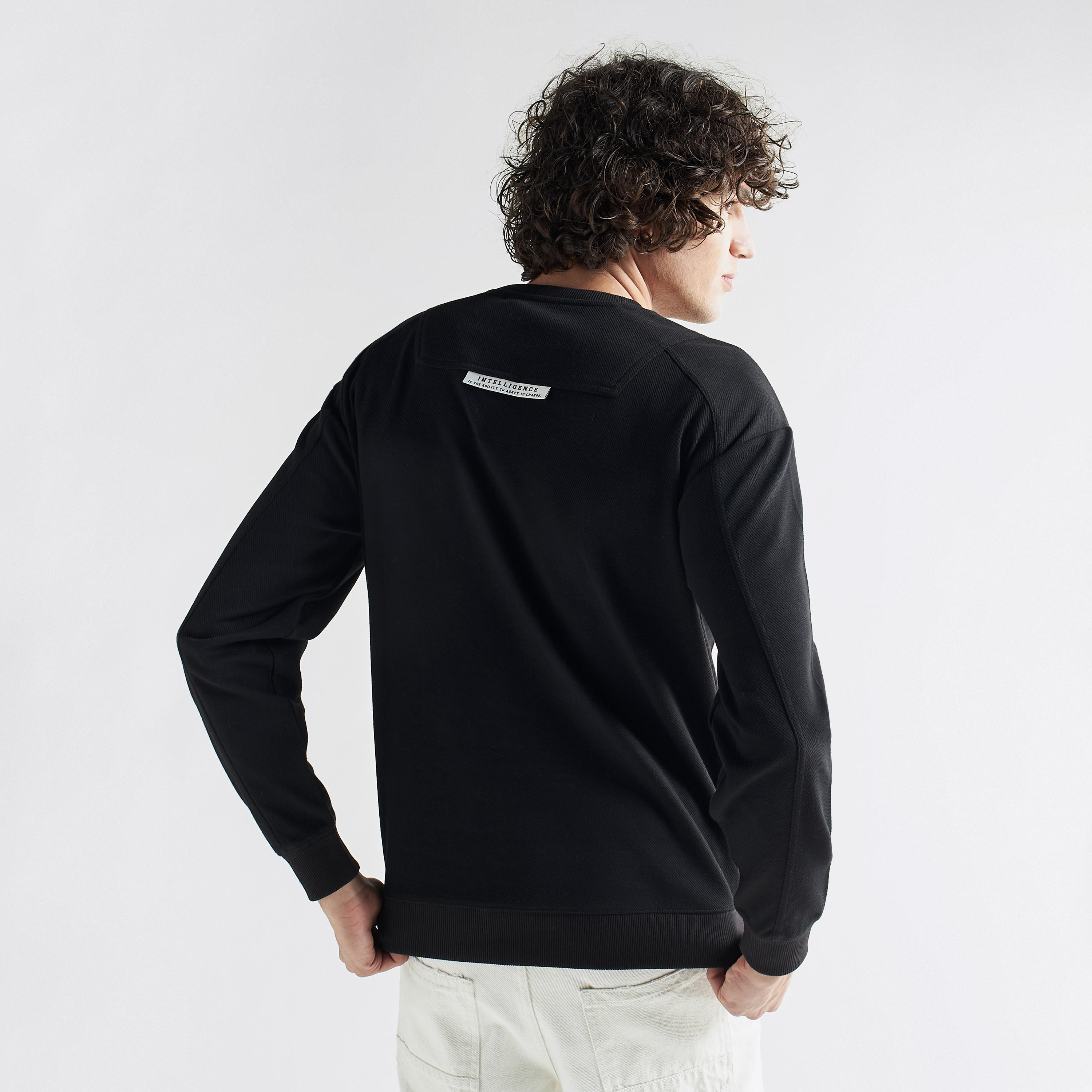 Panelled Sweatshirt with Long Sleeves-men-winterwear-hoodiesandsweatshirts-image-3