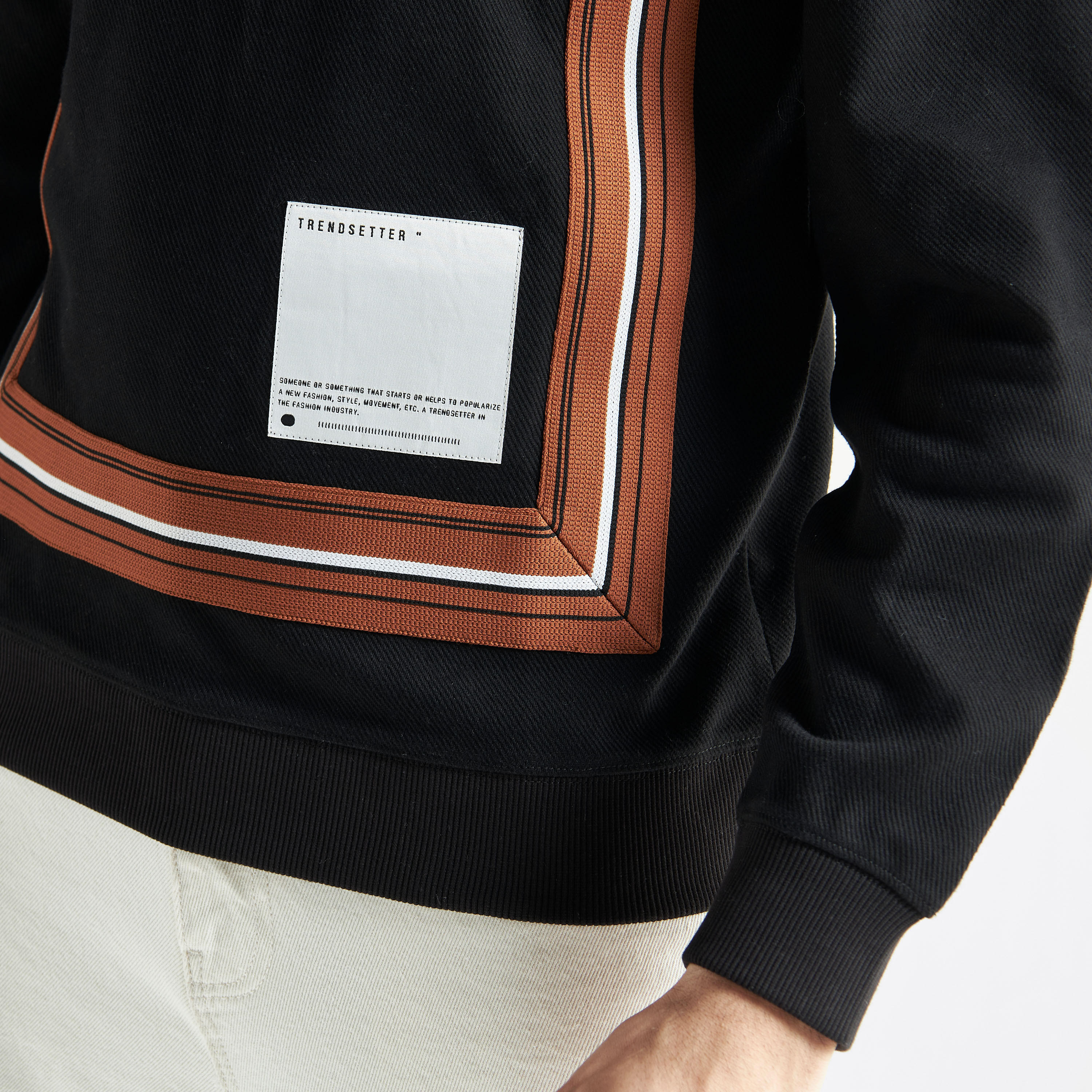 Panelled Sweatshirt with Long Sleeves-men-winterwear-hoodiesandsweatshirts-image-4